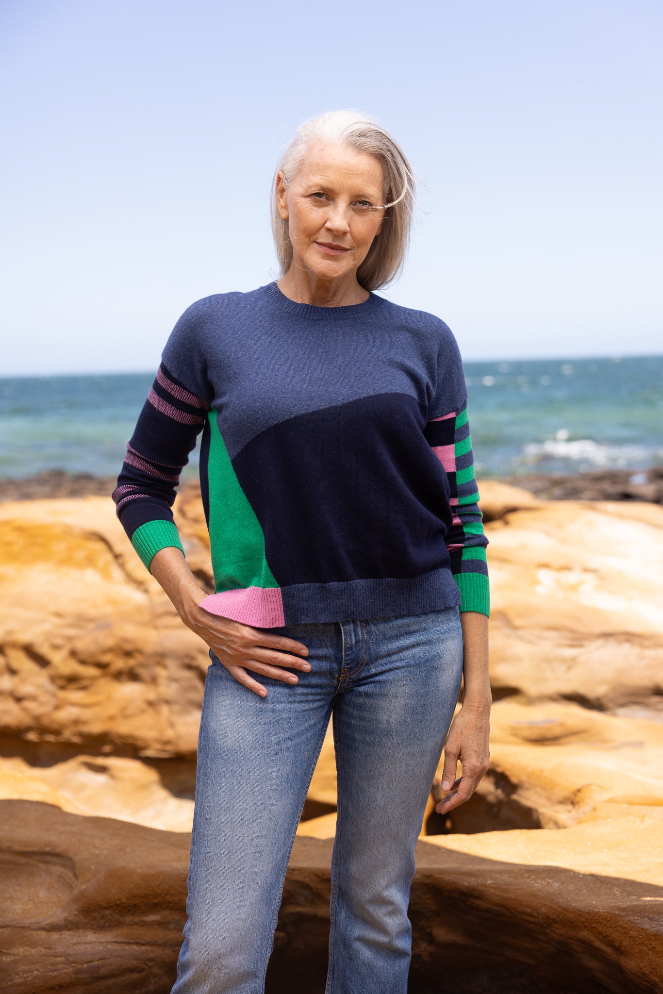 Eclectic Intarsia Jumper