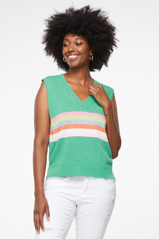 Stripe Detail Vest