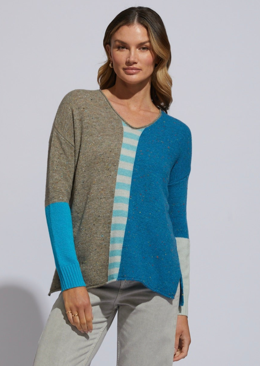 Intarsia Fleck Jumper