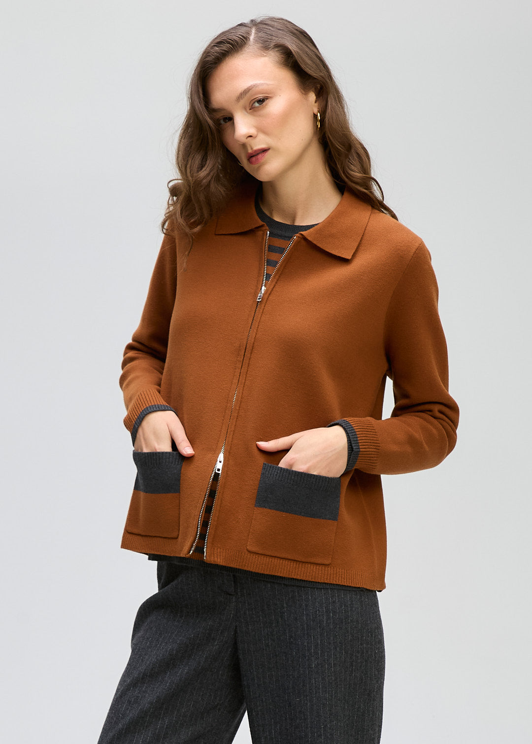 Zip Through Jacket
