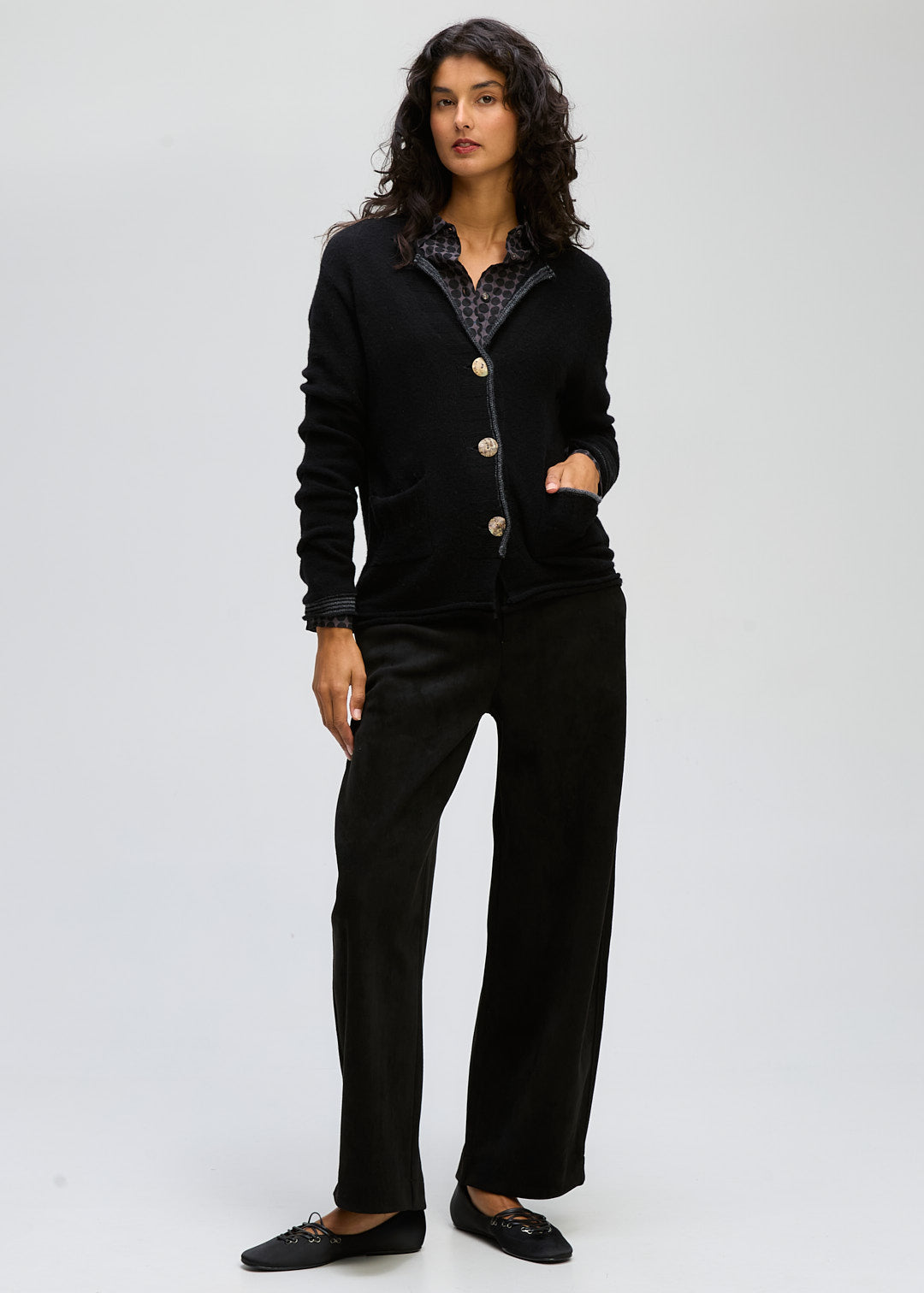 Collared Cardi