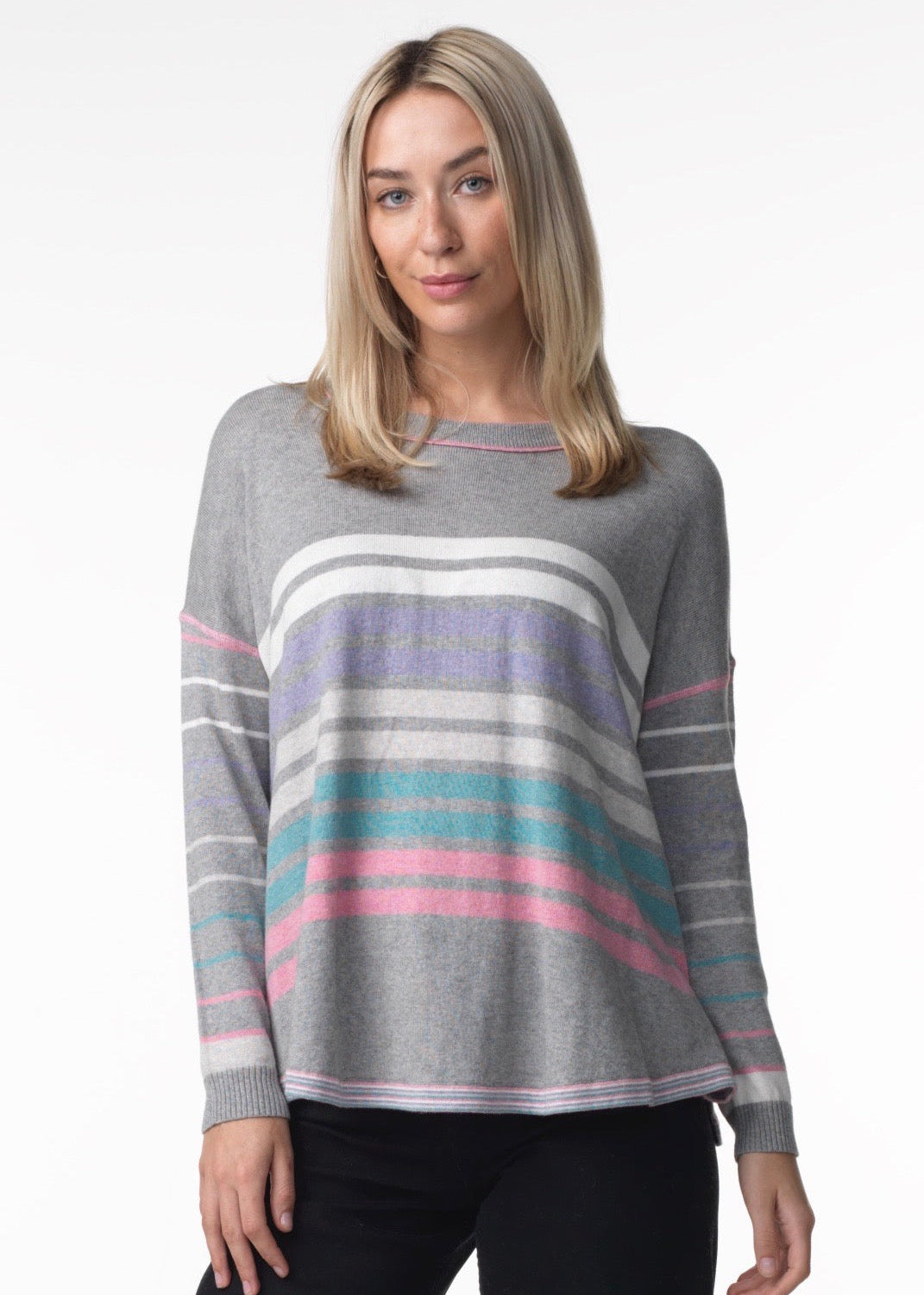 Stripe Boxy Sweater