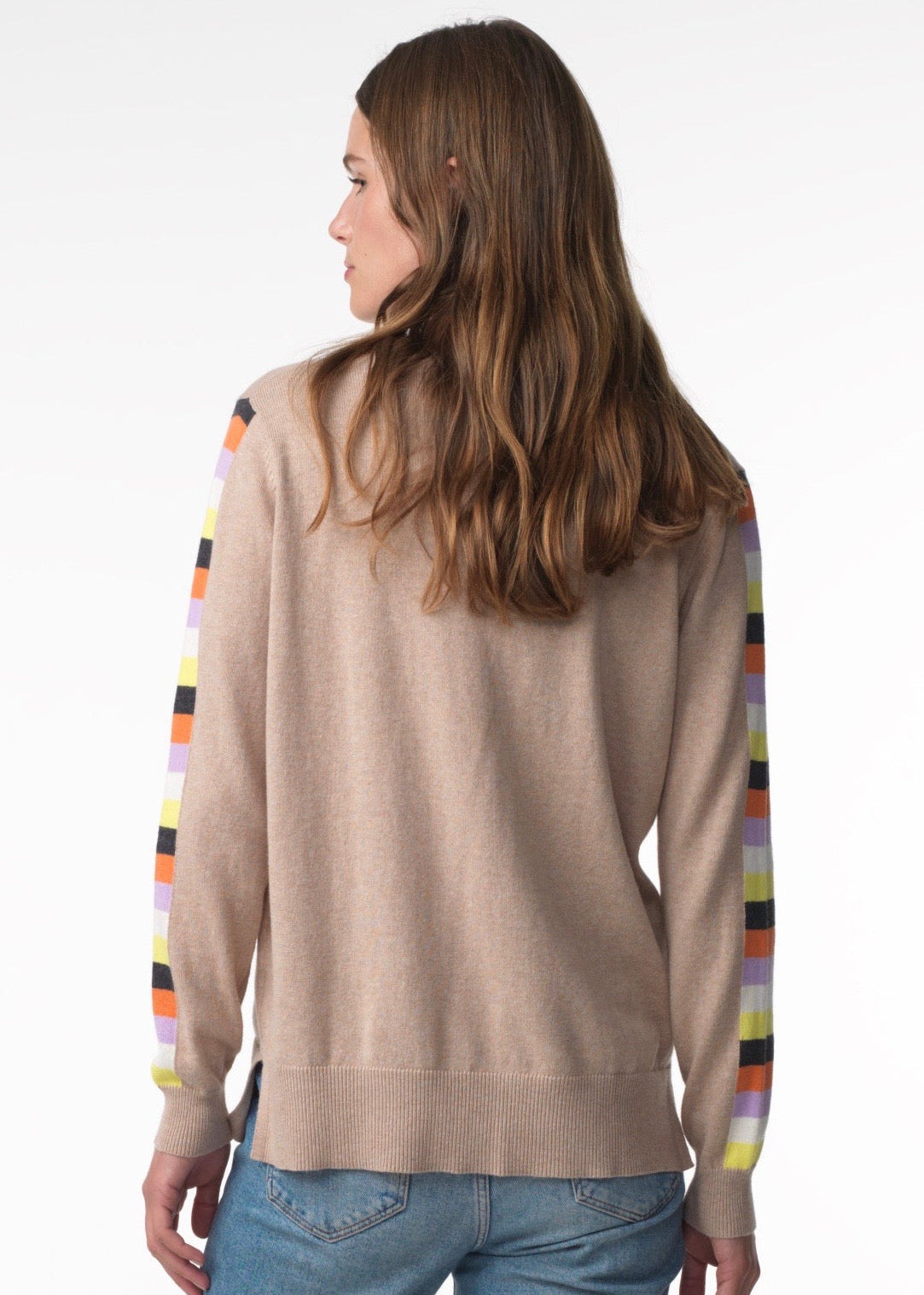 Ladder Sleeve Sweater