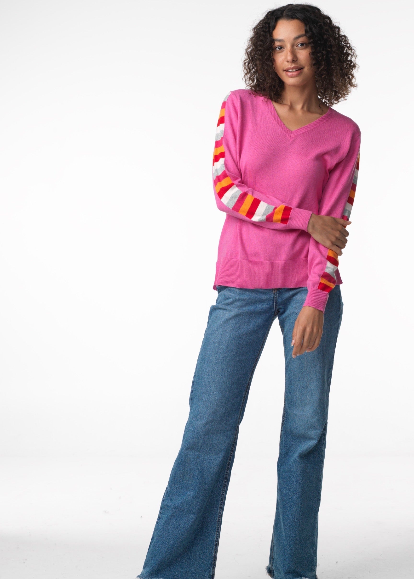 Ladder Sleeve Sweater