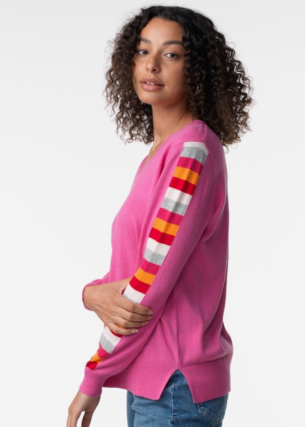 Ladder Sleeve Sweater
