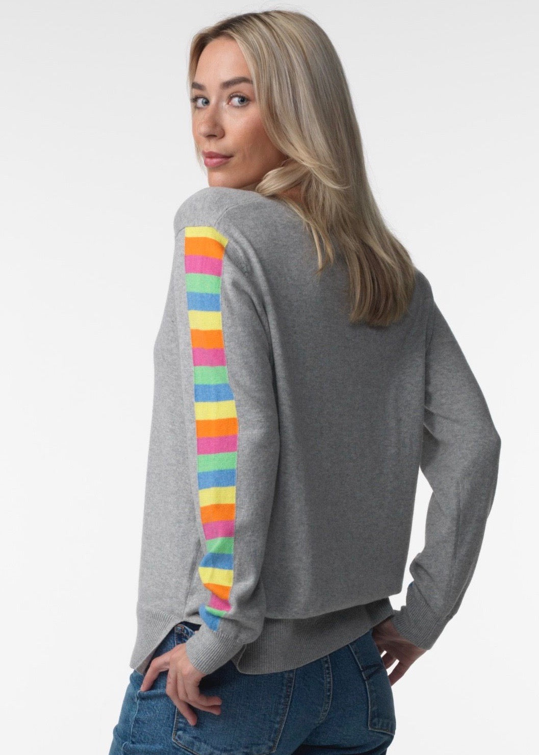 Ladder Sleeve Sweater