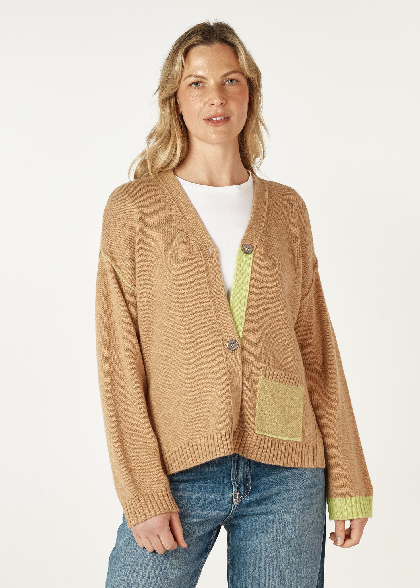Birdseye Pocket Cardi
