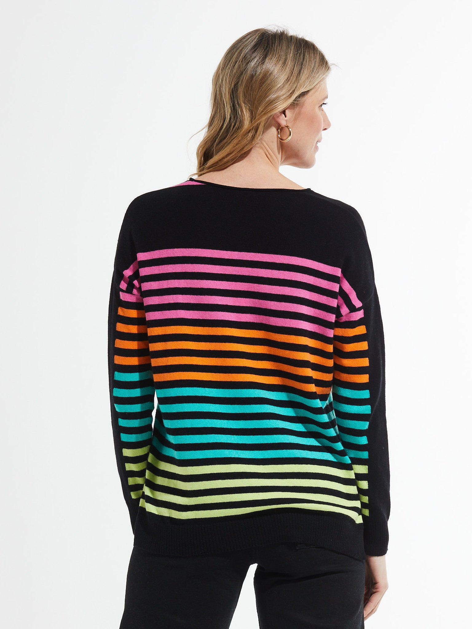 Side Stripe Sweater
