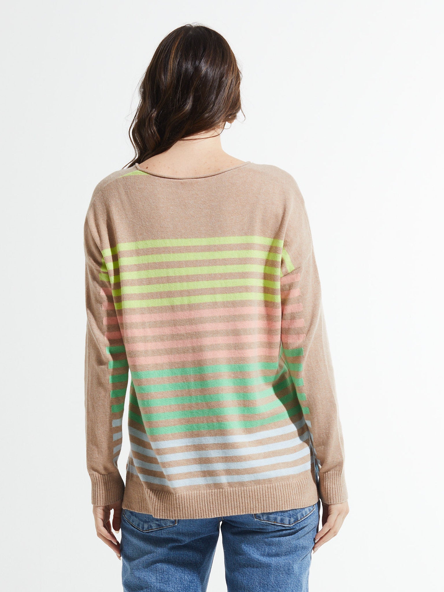 Side Stripe Sweater