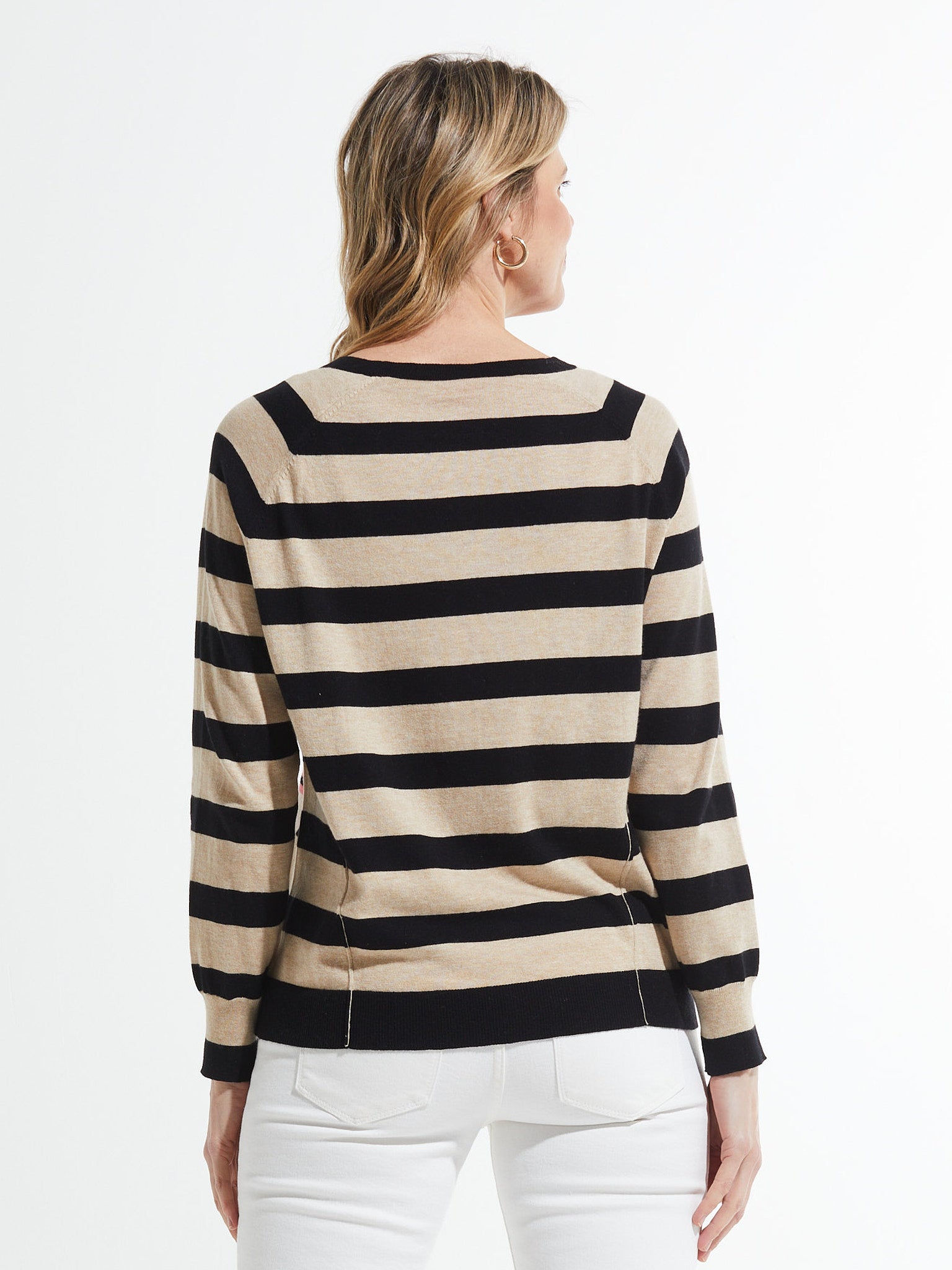 Raglan Stripe Sweater