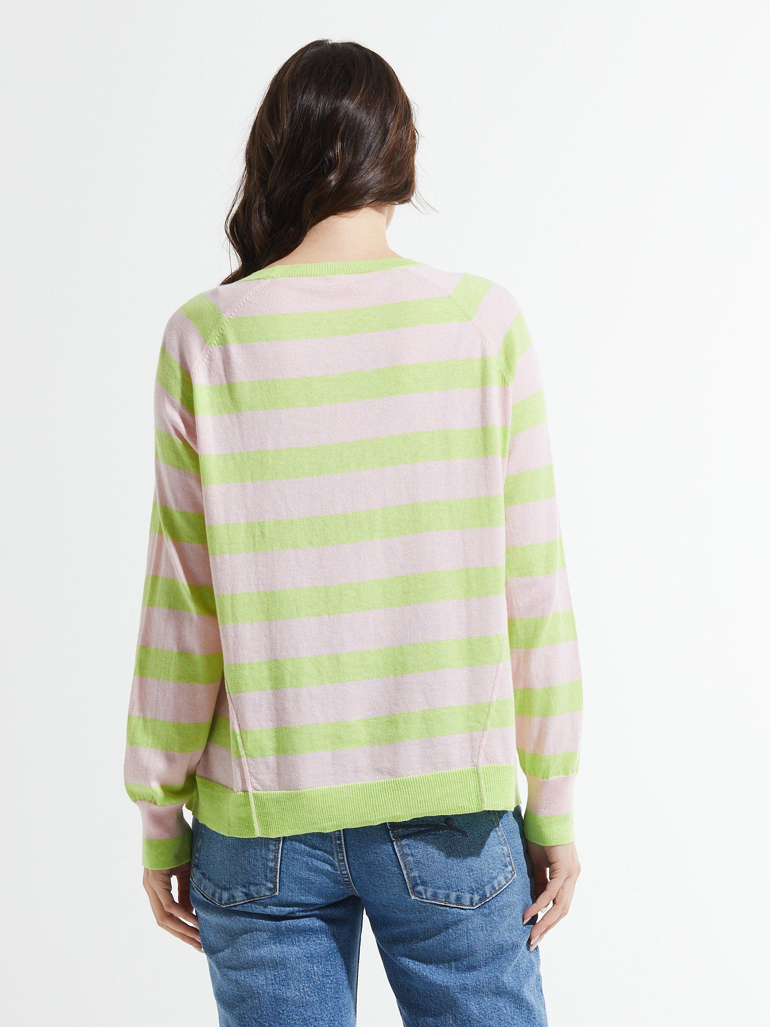 Raglan Stripe Sweater