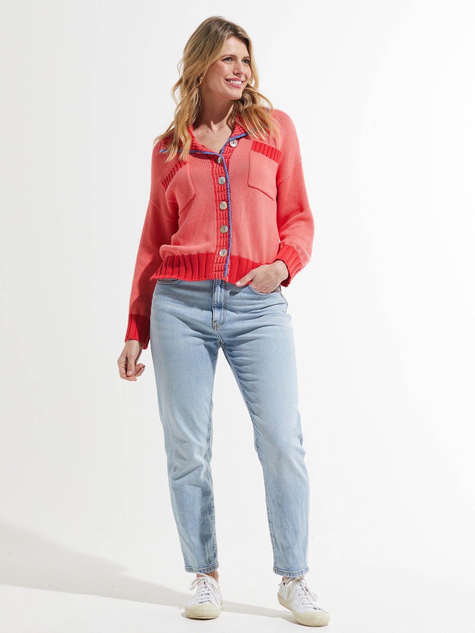 Collared Cardi