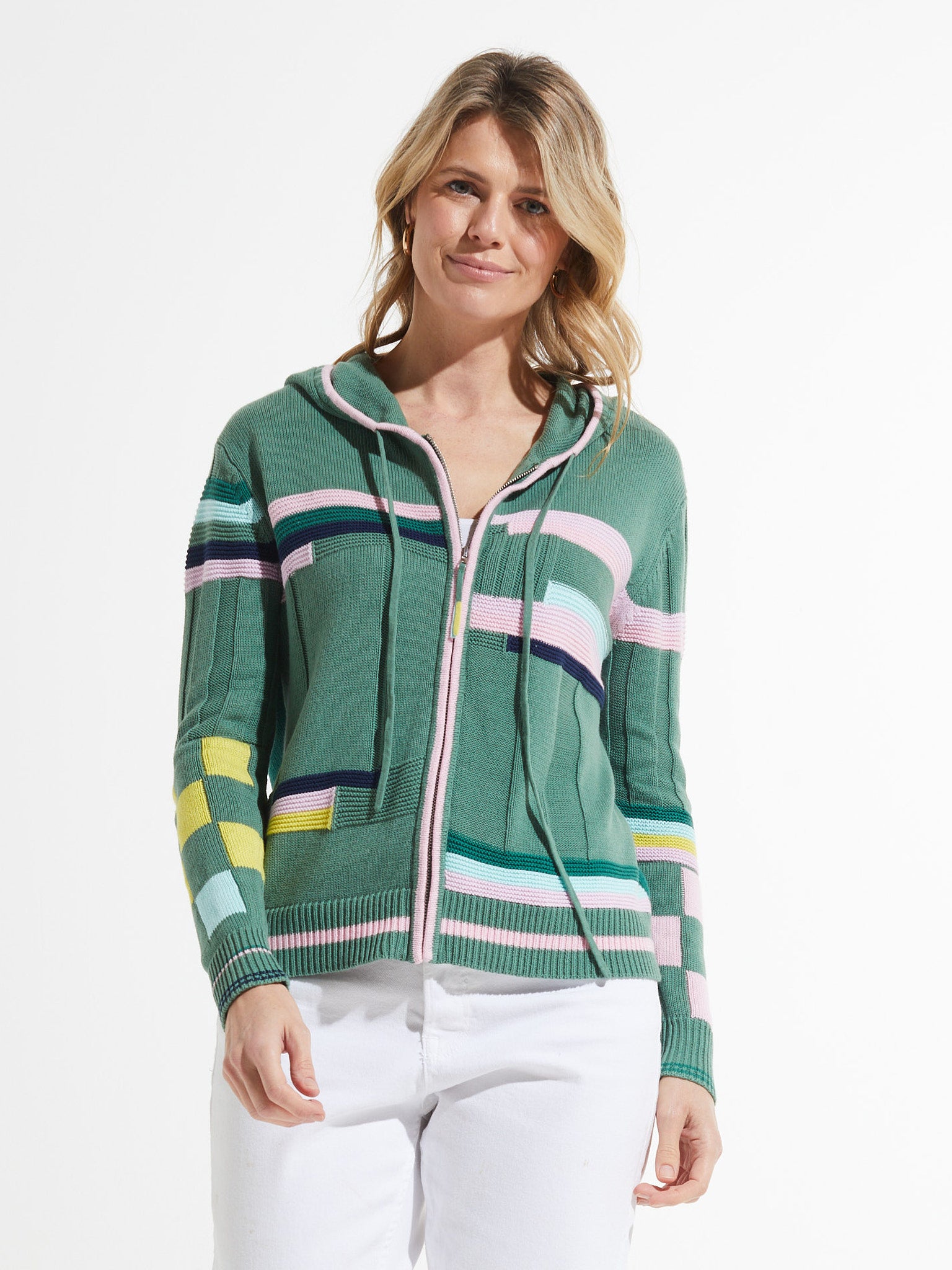 Mixed Media Hoodie