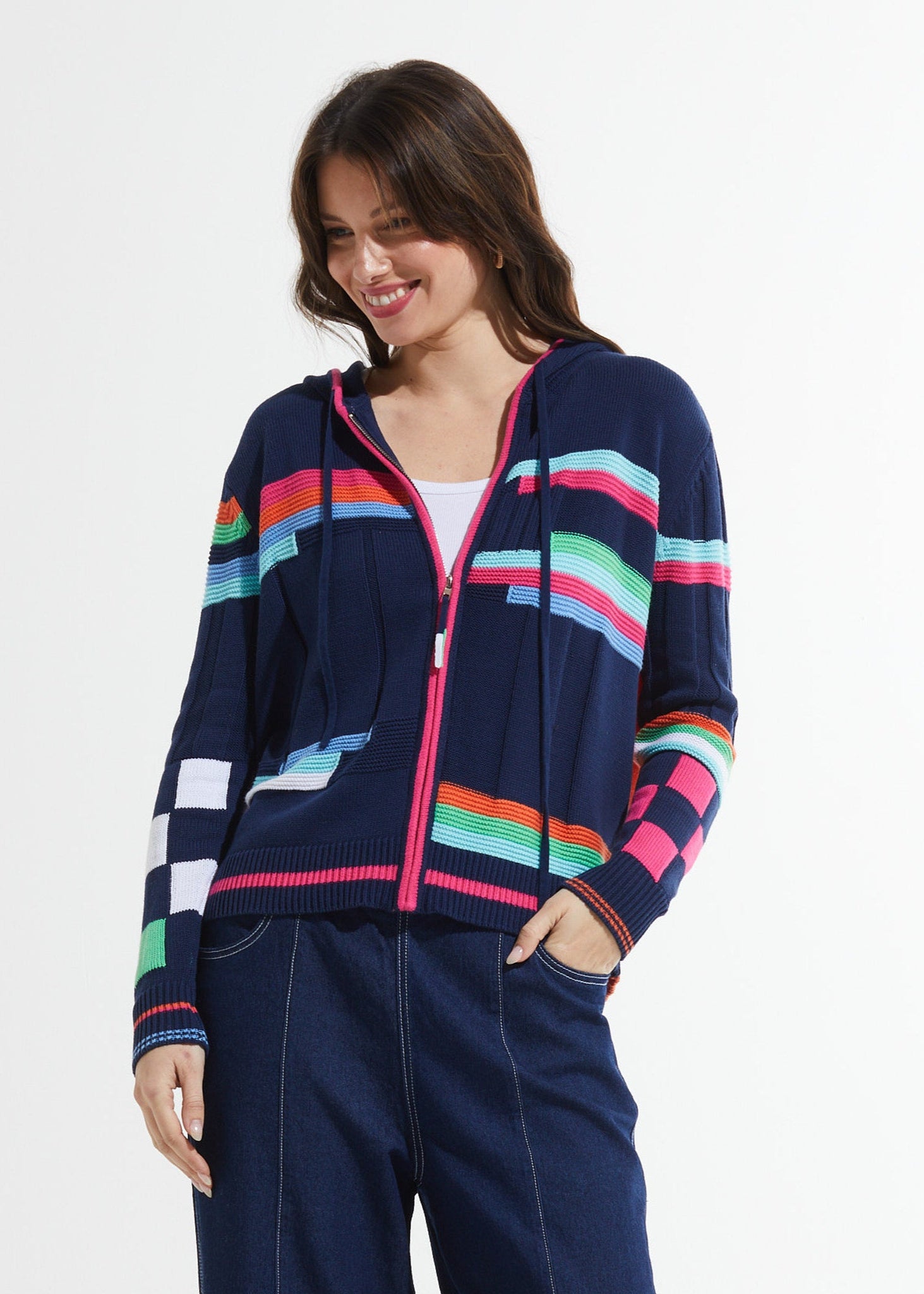 Mixed Media Hoodie