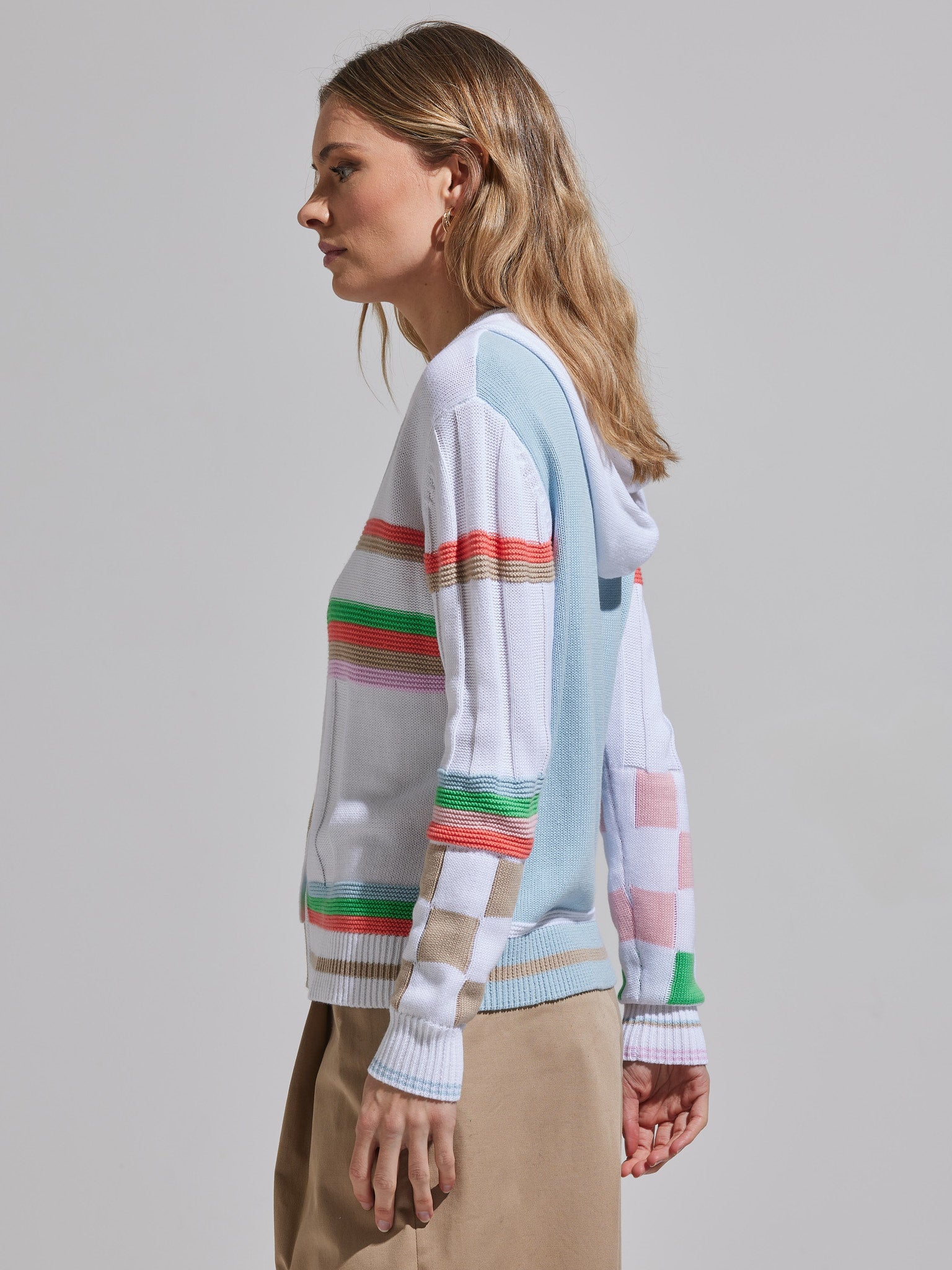 Mixed Media Hoodie