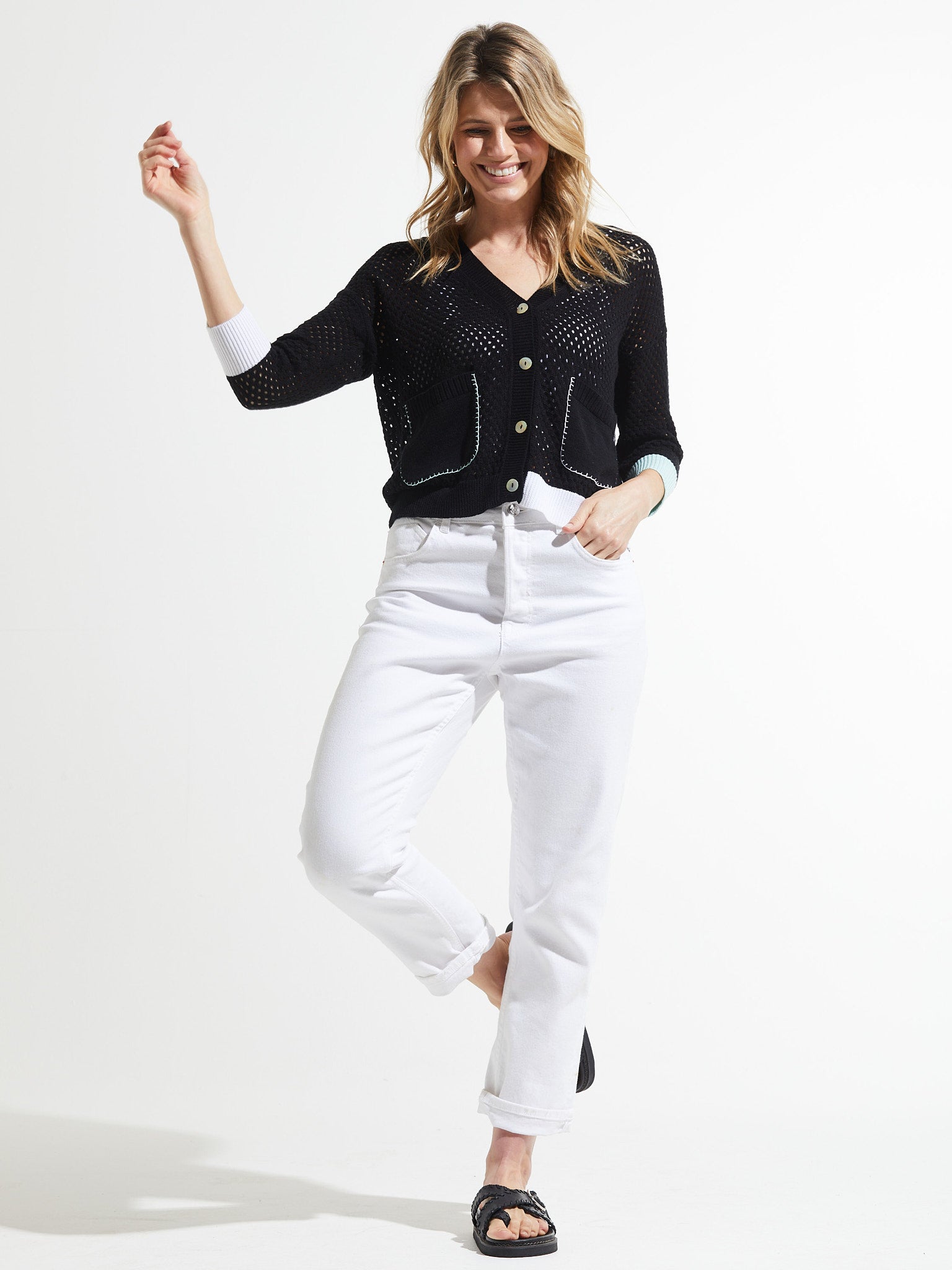 Holey Cardi