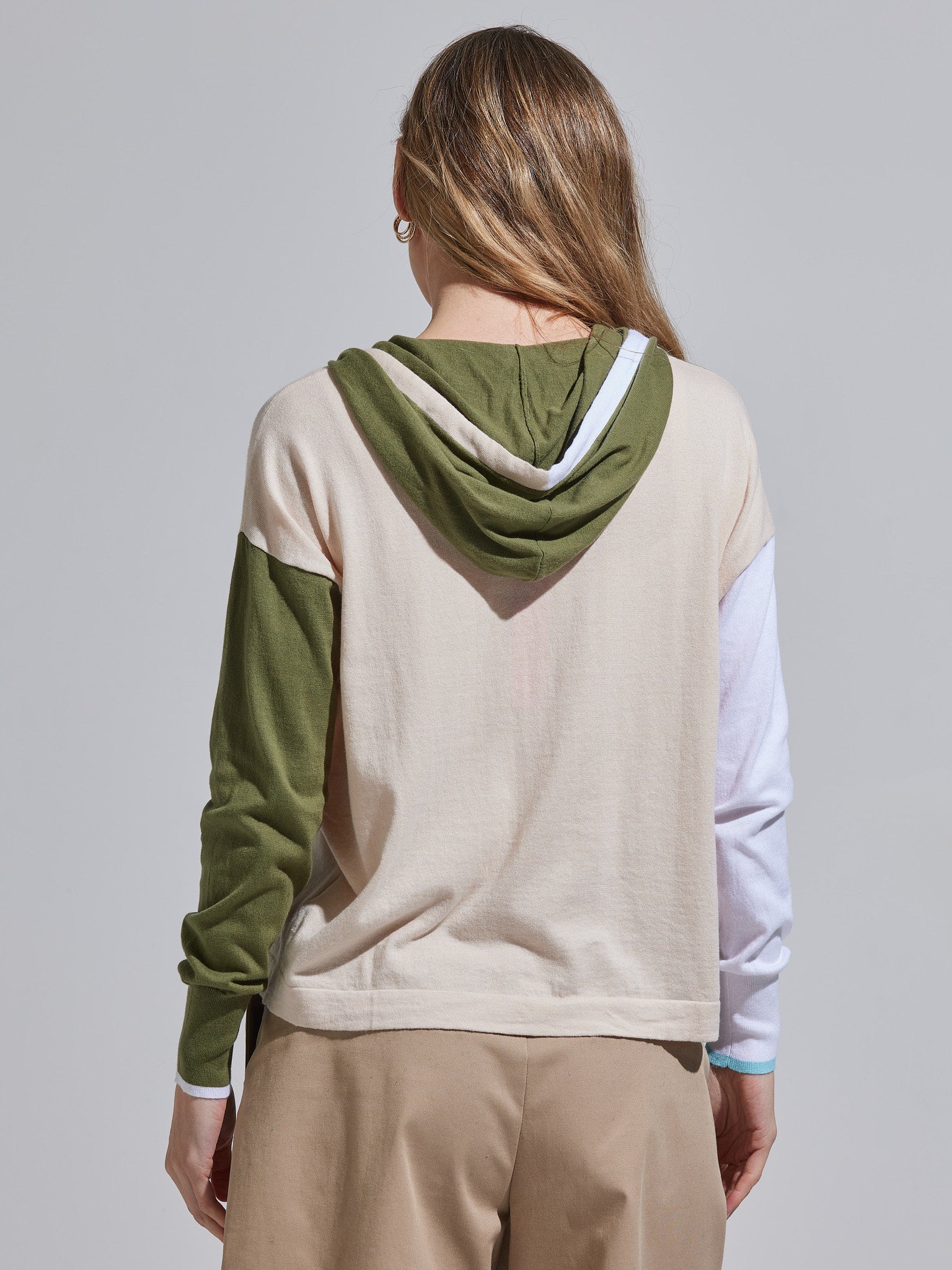 Colour Block Hoodie