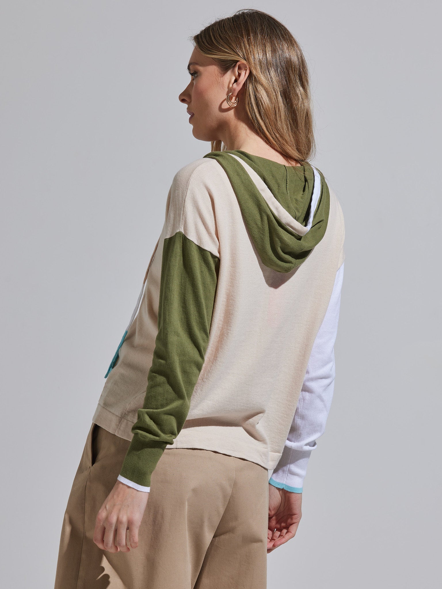 Colour Block Hoodie