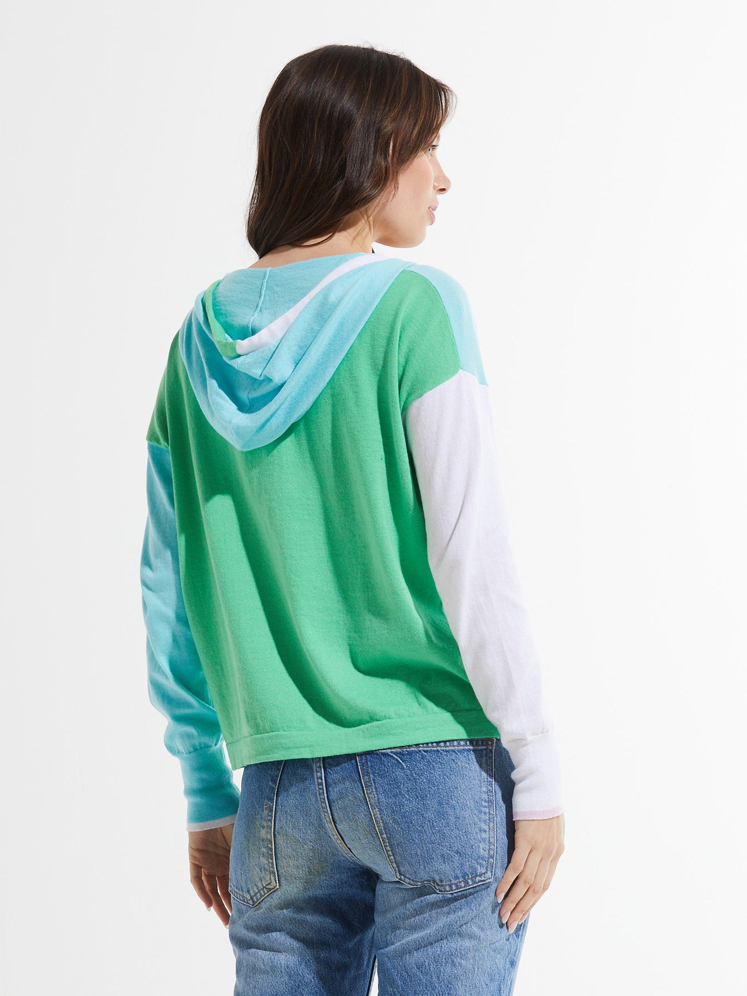 Colour Block Hoodie