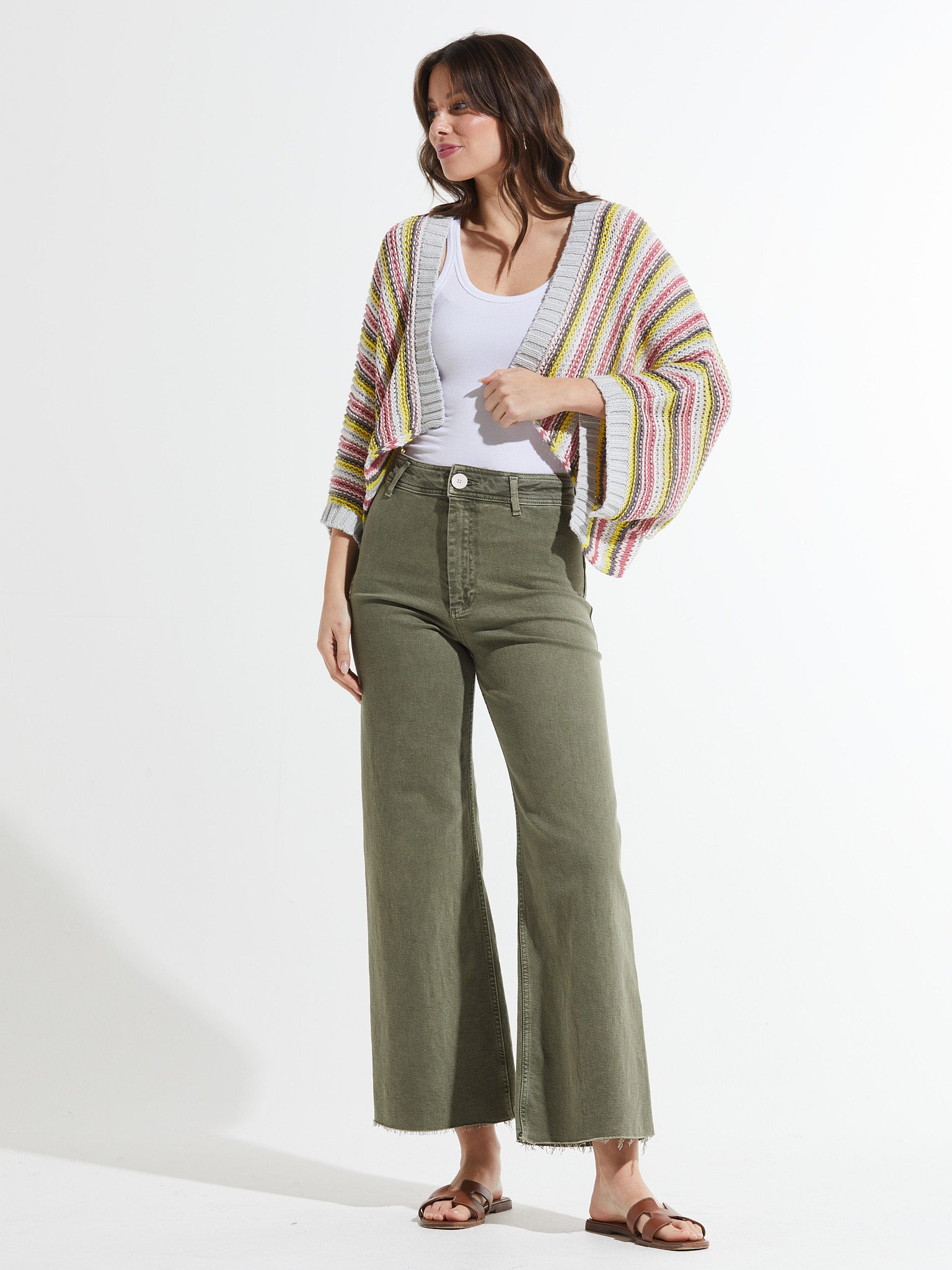Chunky Stripe Shrug