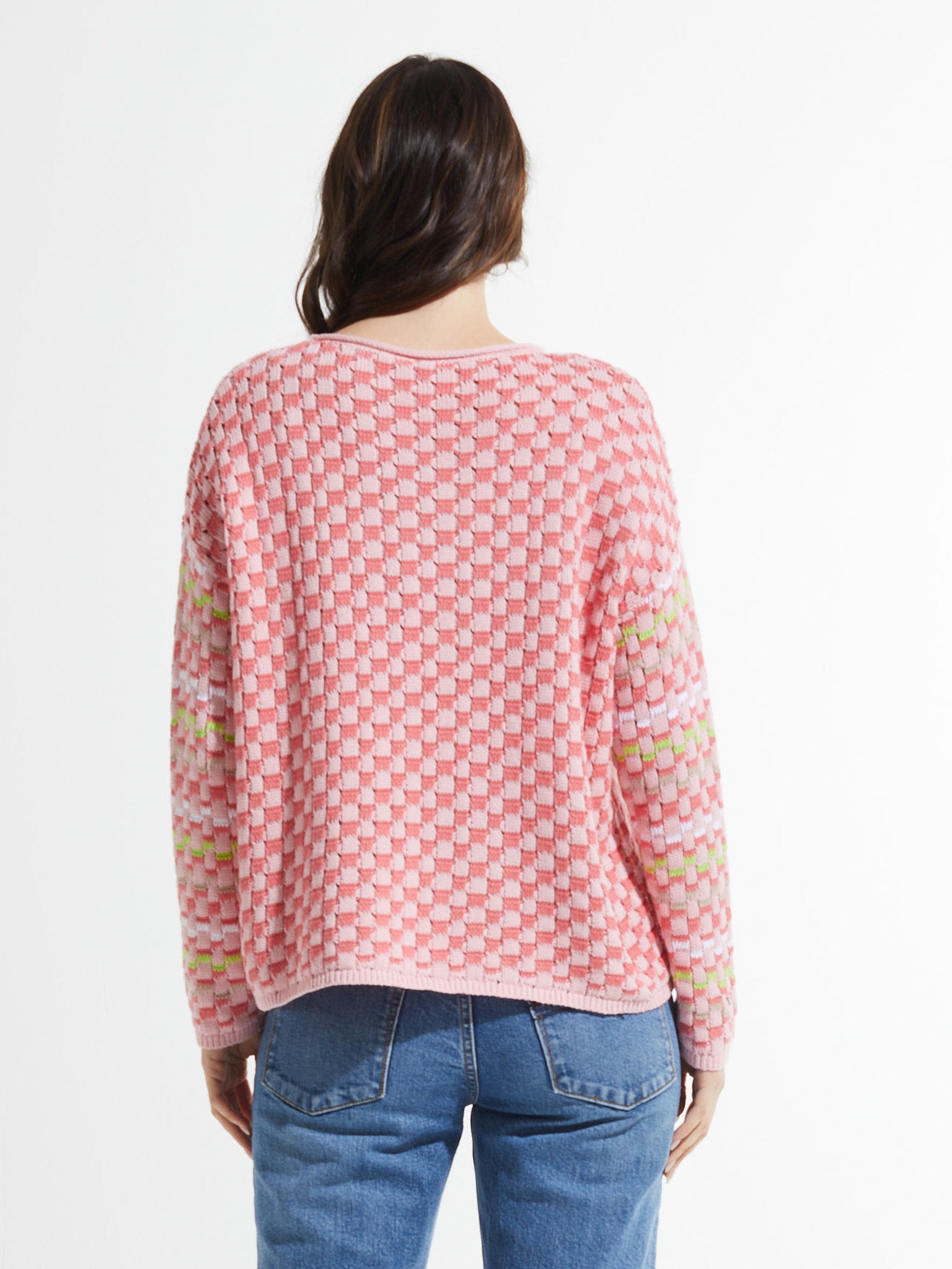 Checked Sweater