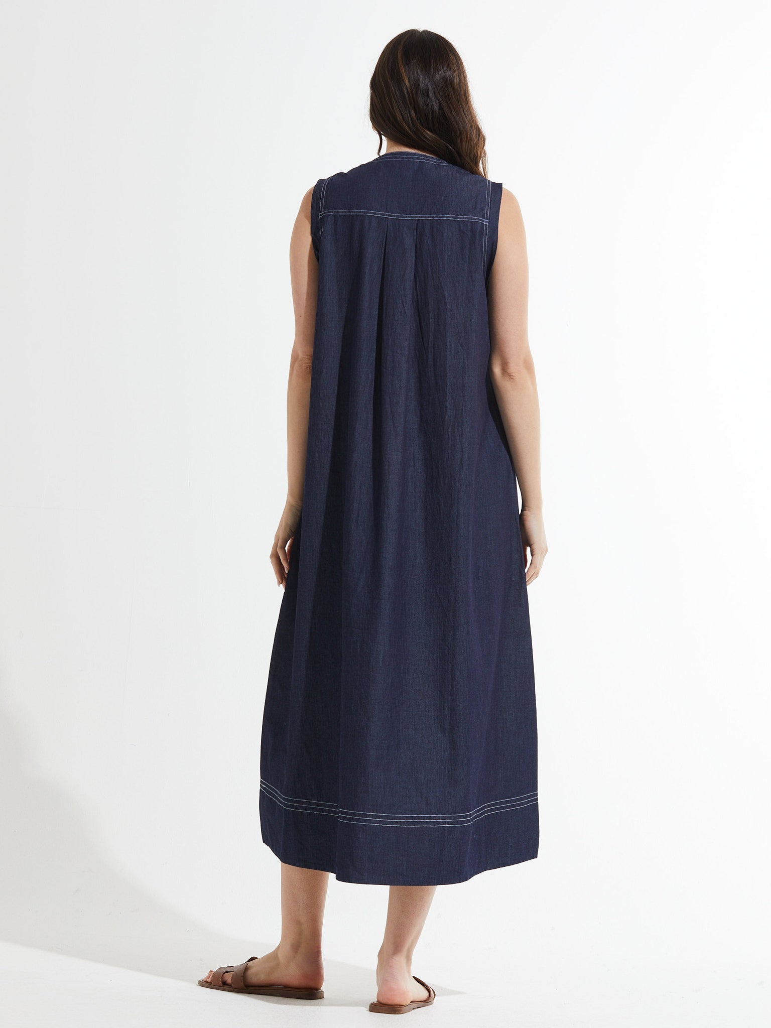 Denim Maxi Dress
