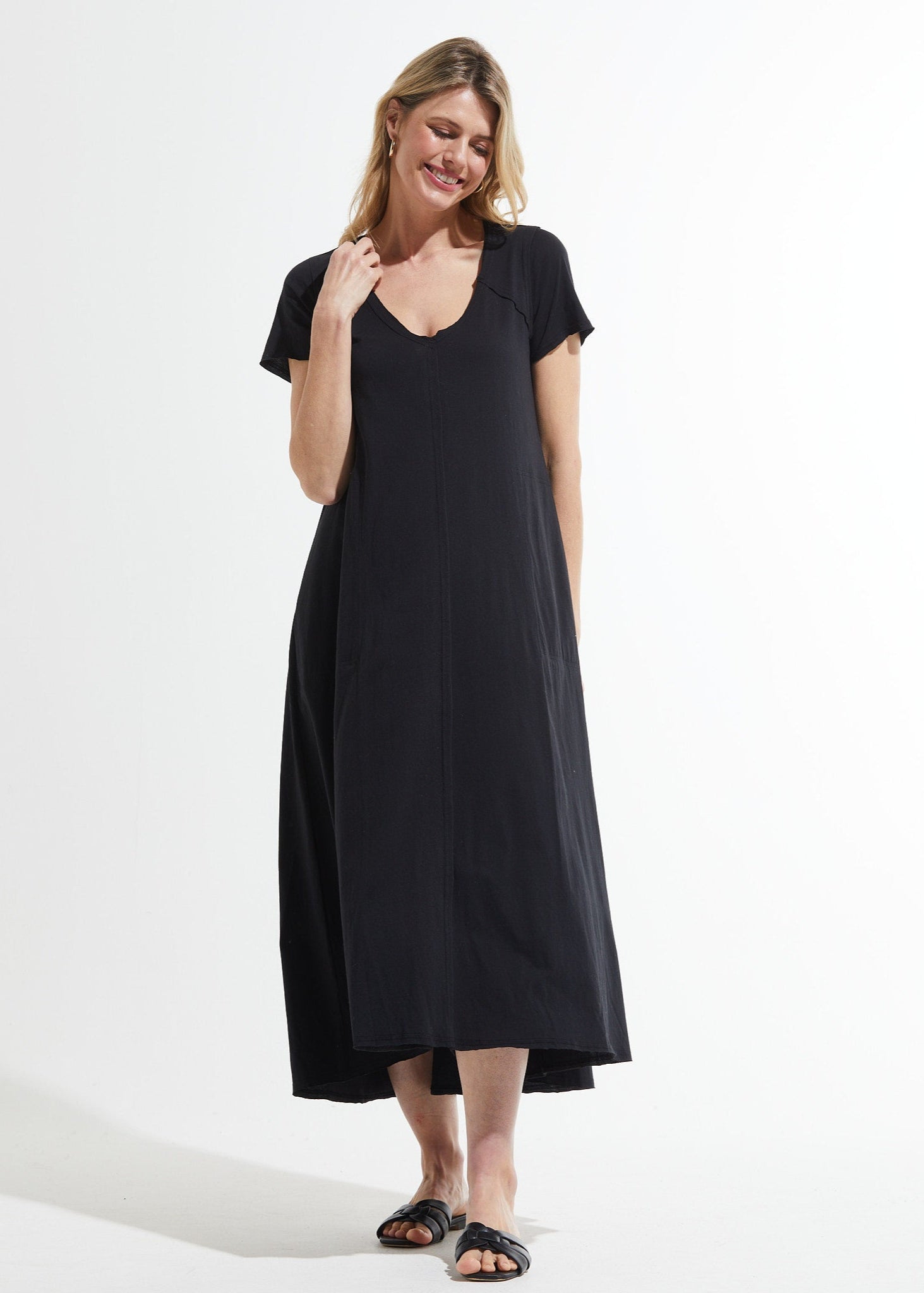 Maxi V Dress