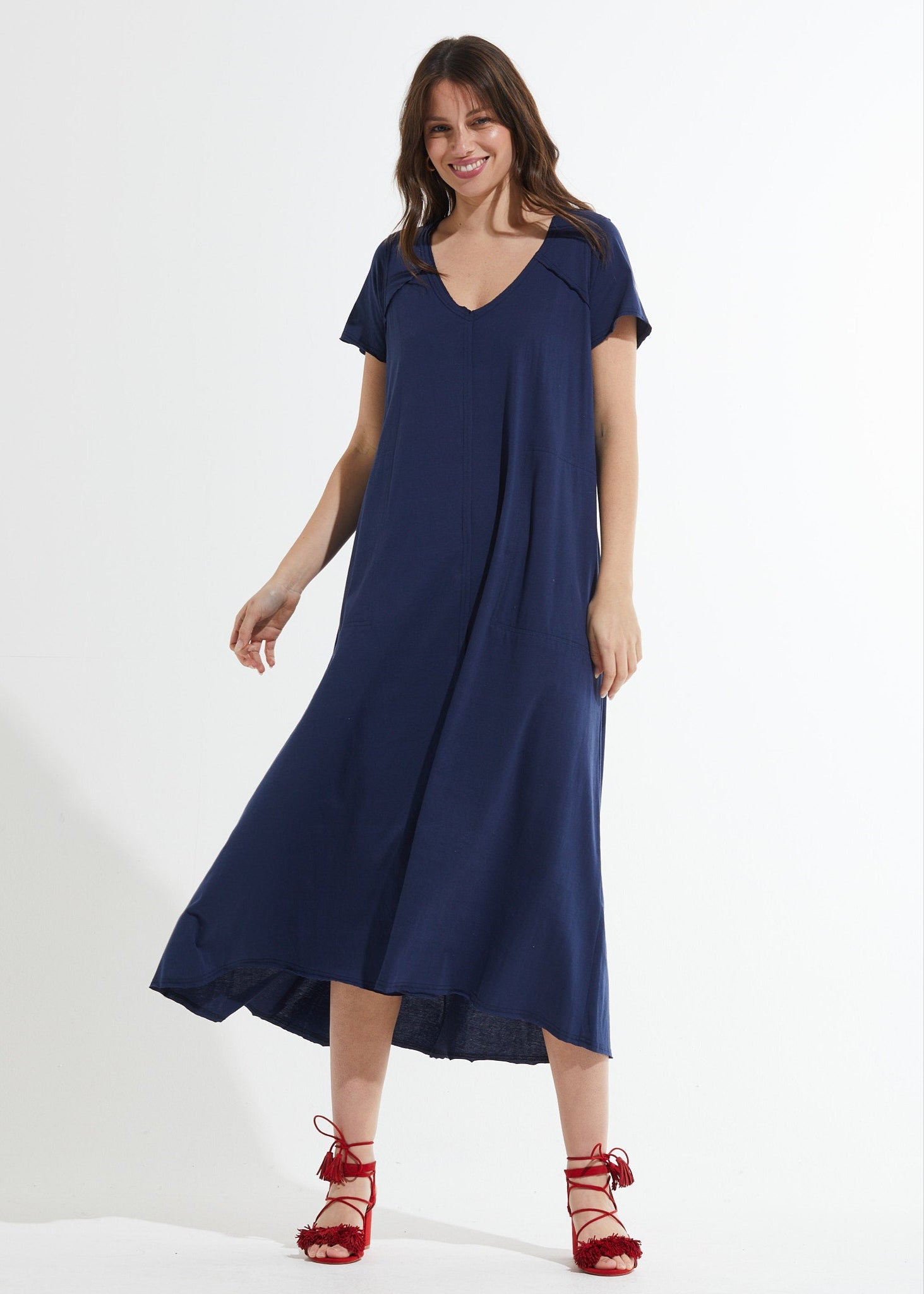 Maxi V Dress