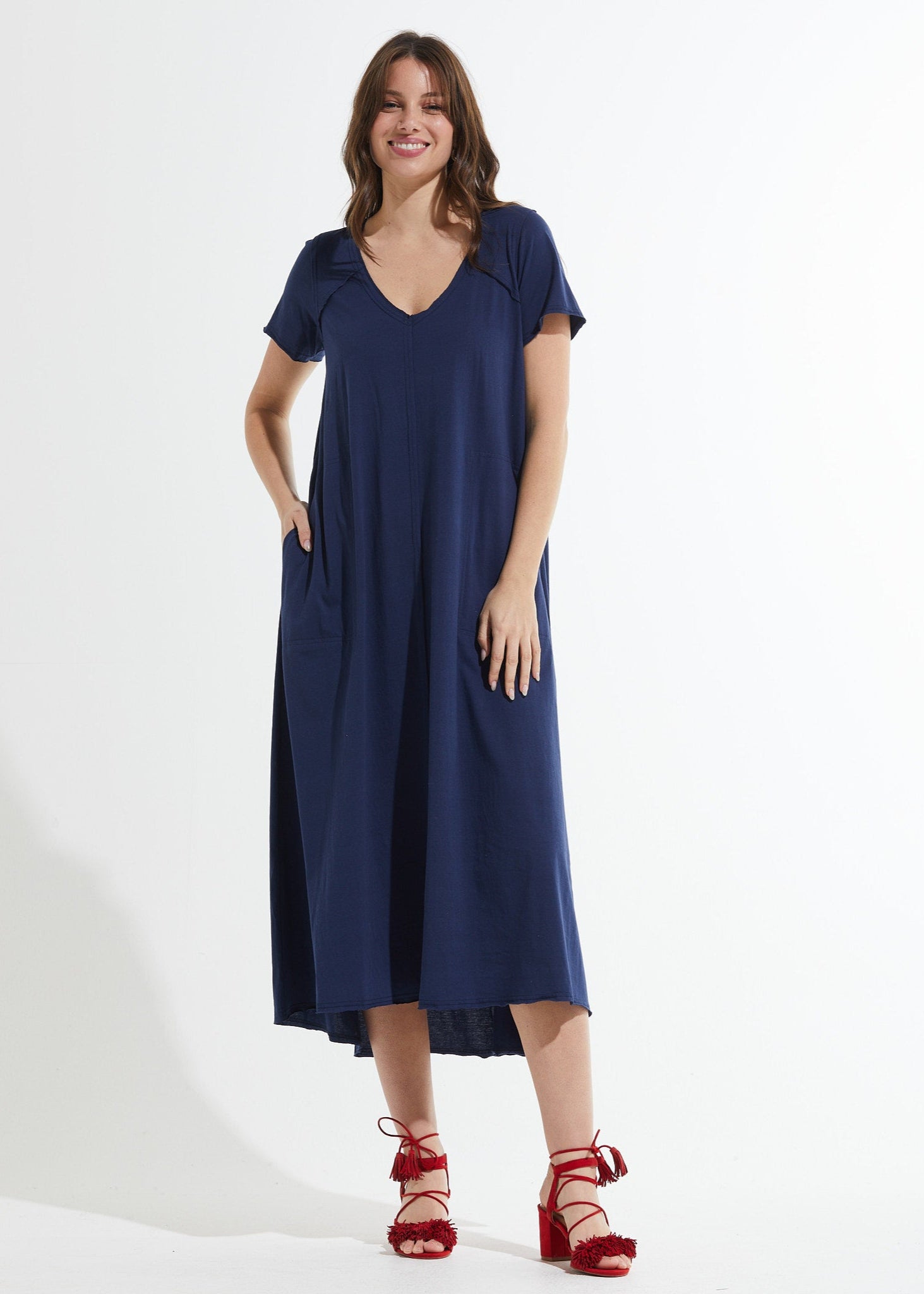 Maxi V Dress
