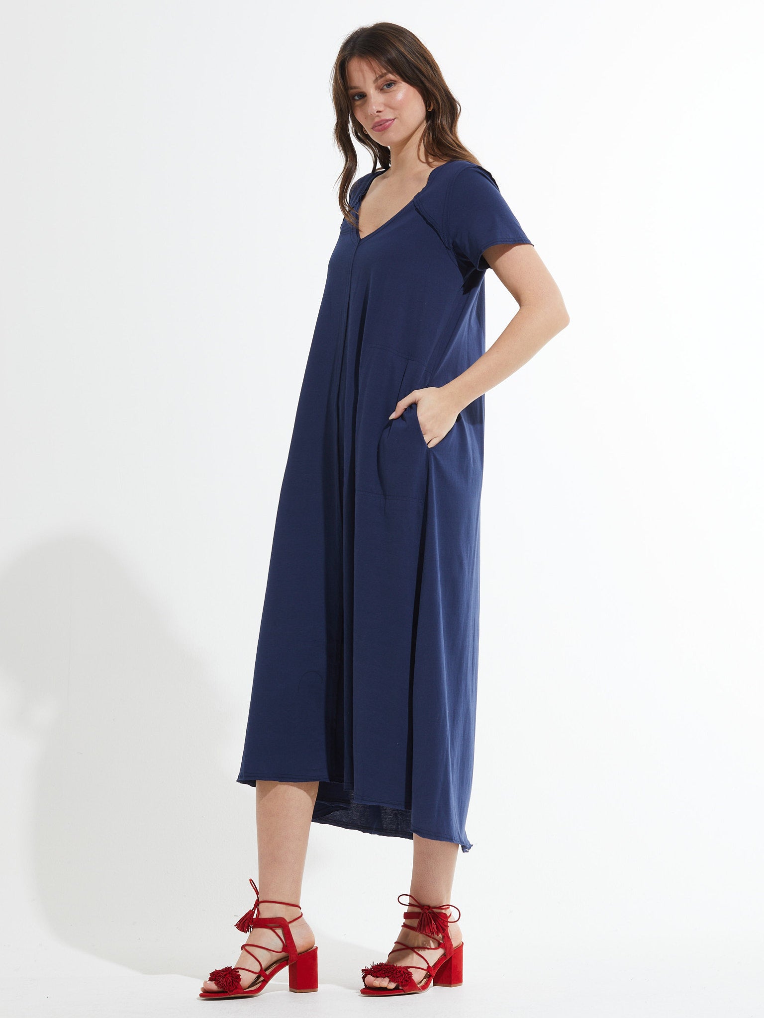 Maxi V Dress