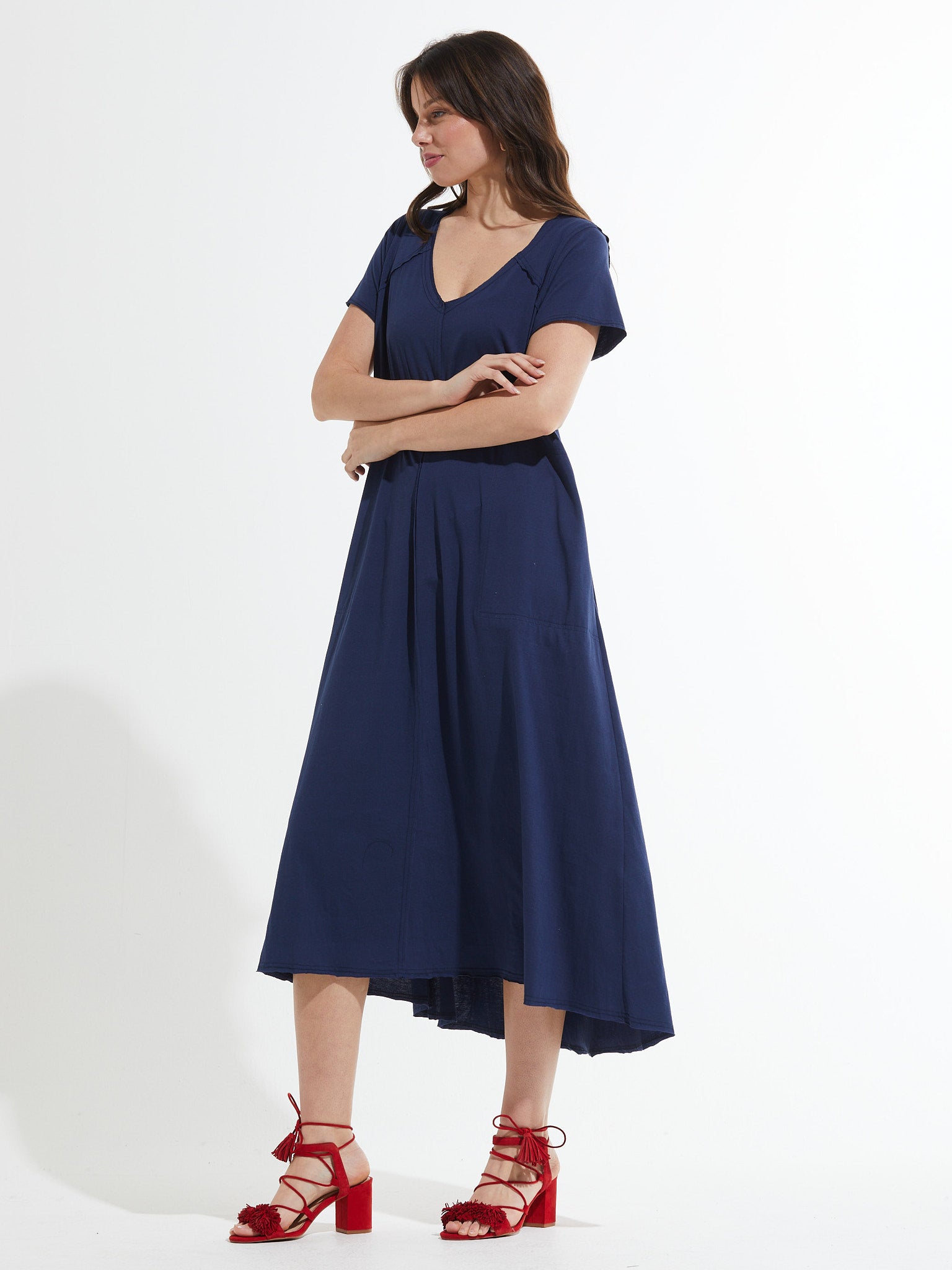 Maxi V Dress