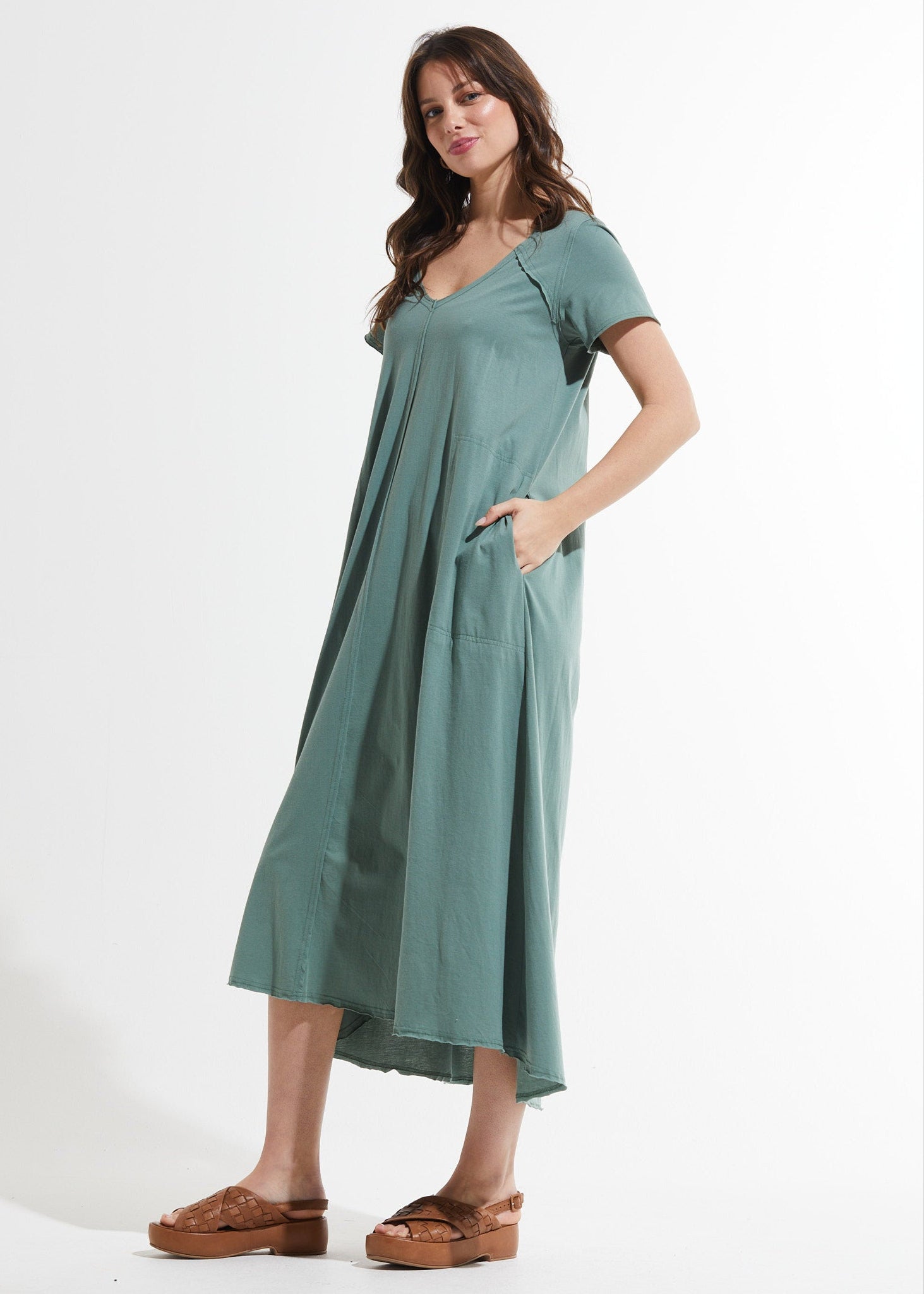 Maxi V Dress
