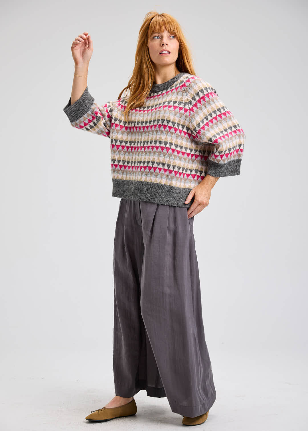 Mohair Fairisle Sweater