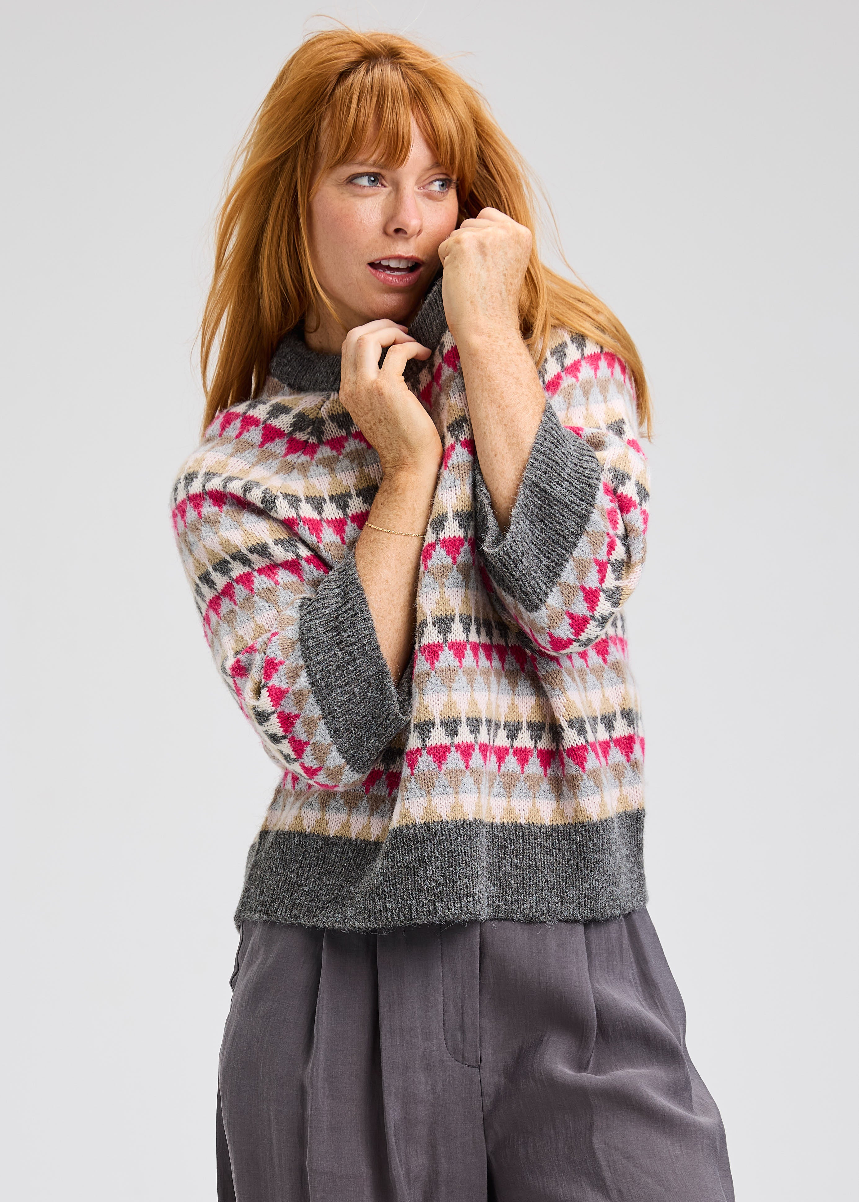 Mohair Fairisle Sweater