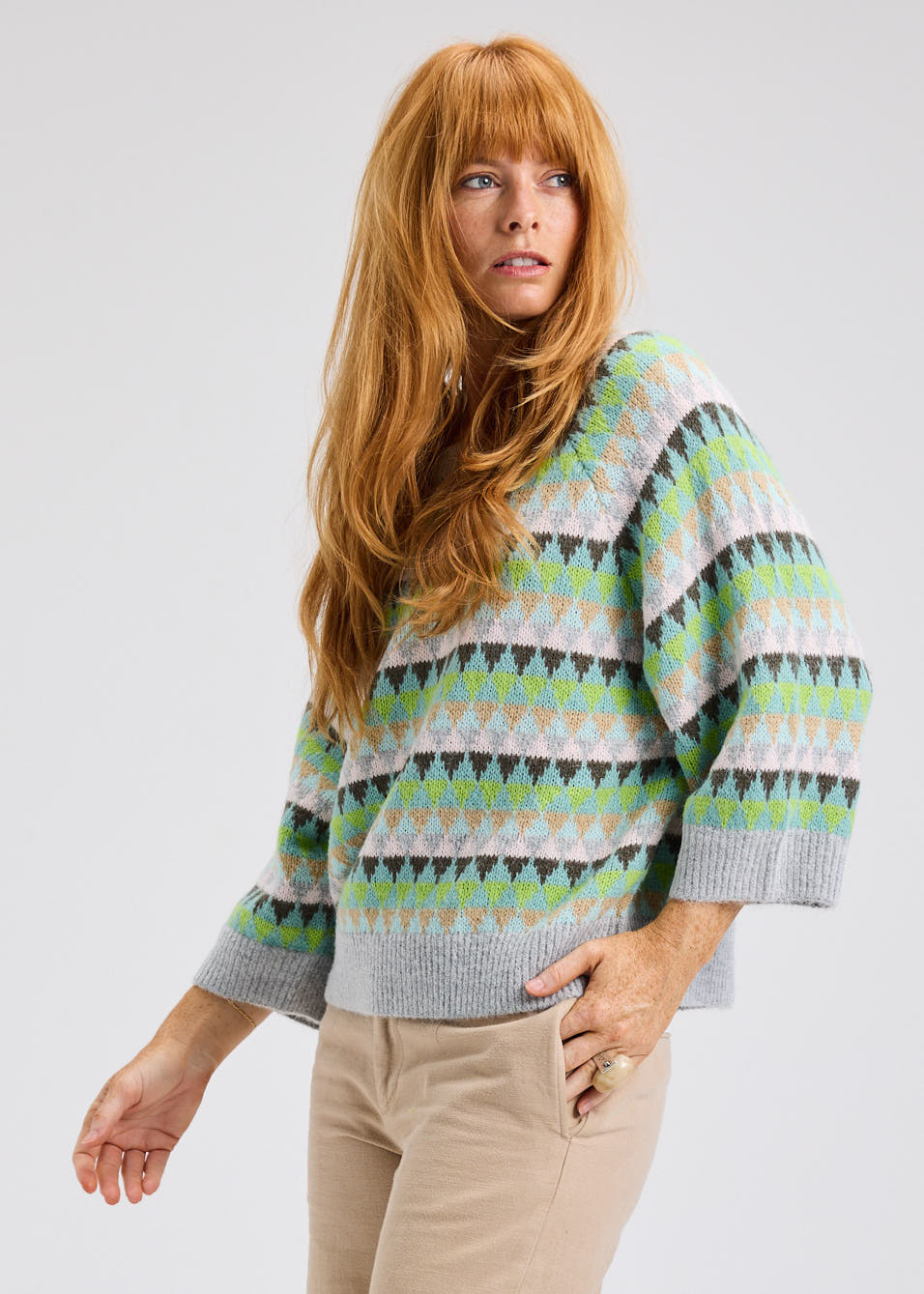Mohair Fairisle Sweater