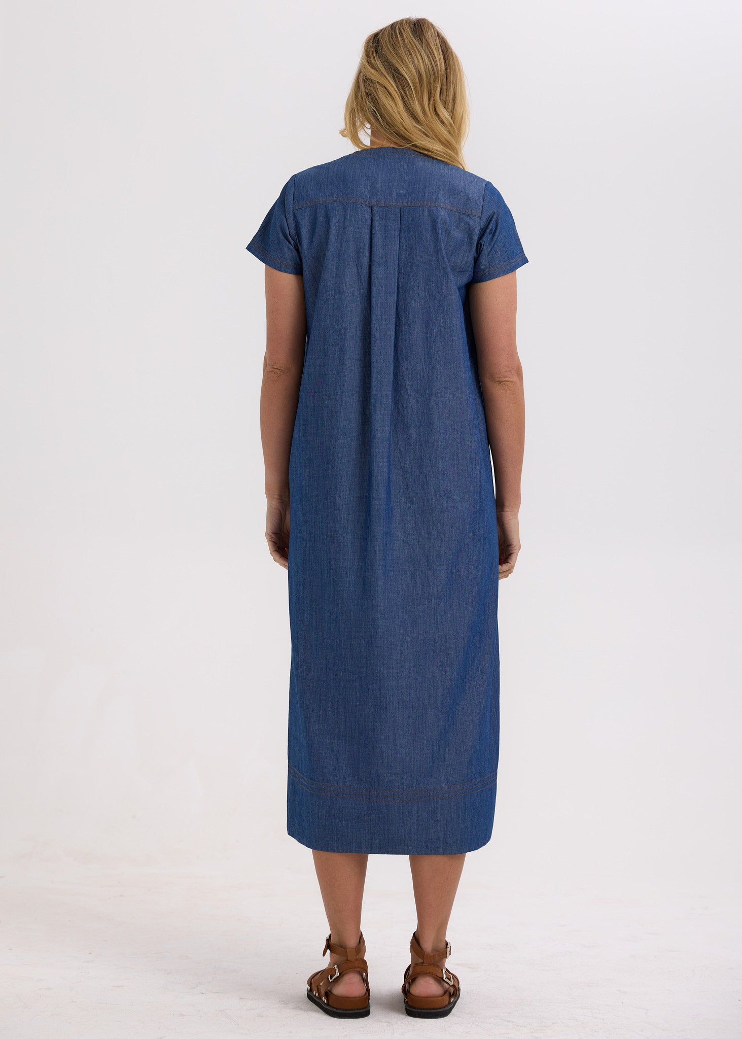 Midi Denim Dress