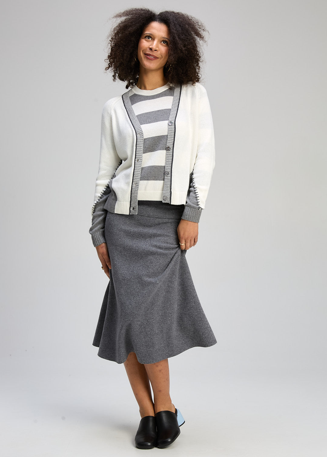Dual Stitch Cardi