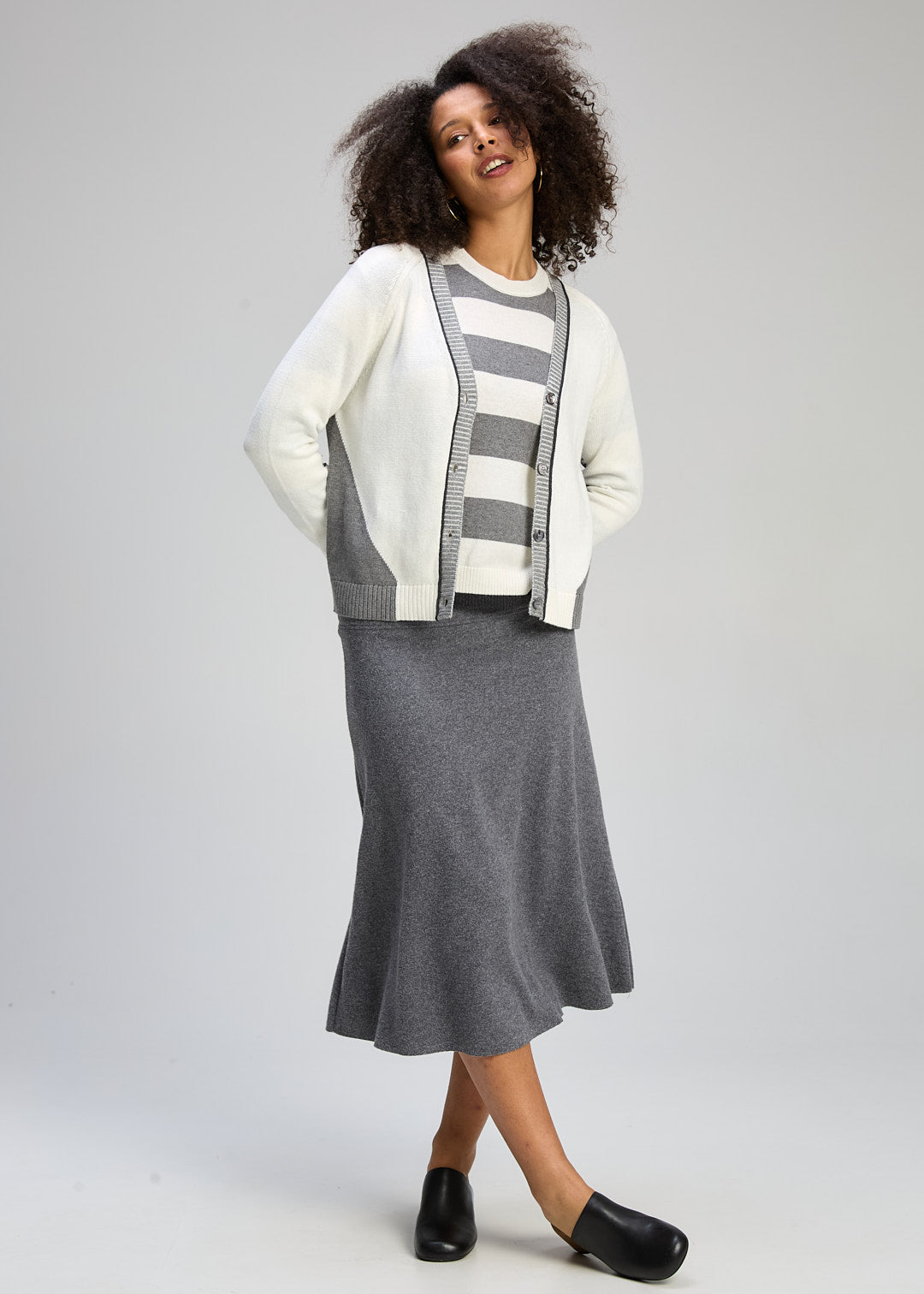 Dual Stitch Cardi