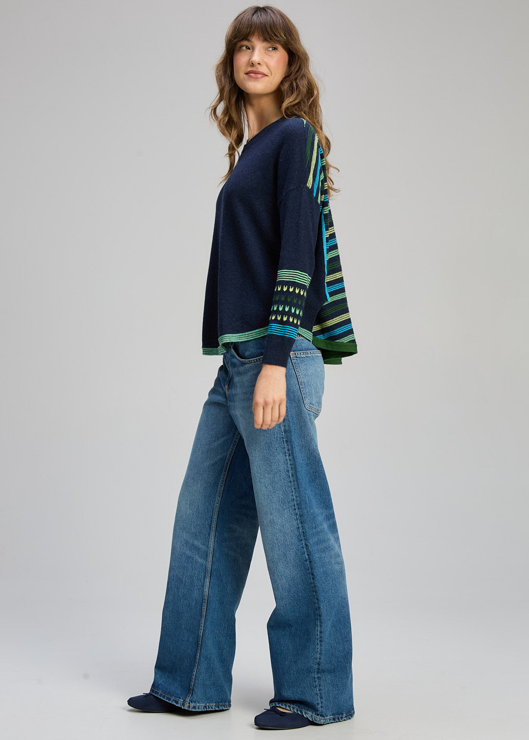 Textured Swing Jumper