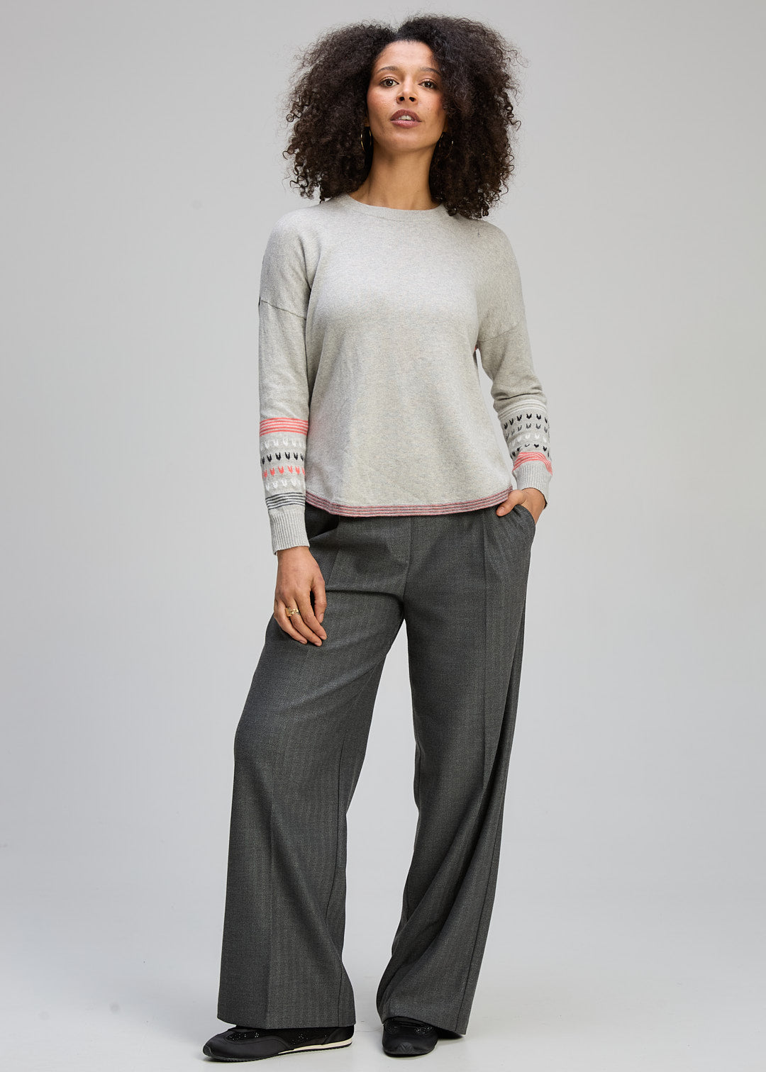Textured Swing Jumper
