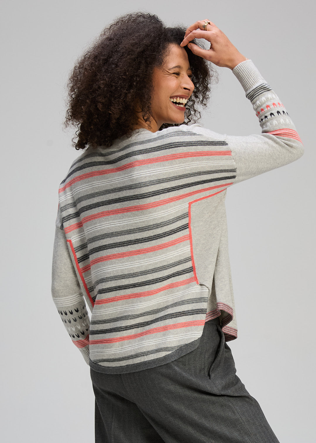Textured Swing Jumper
