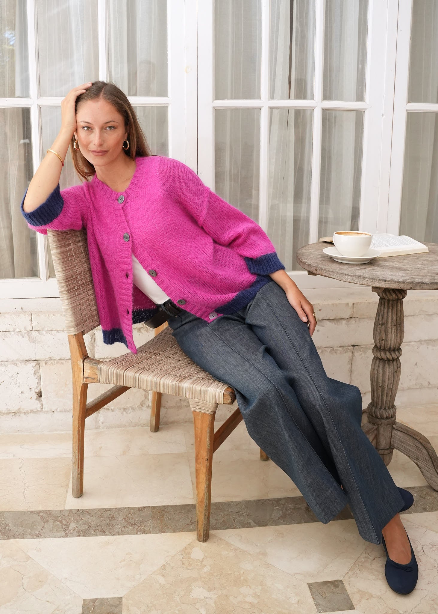 Kid Mohair Cardi