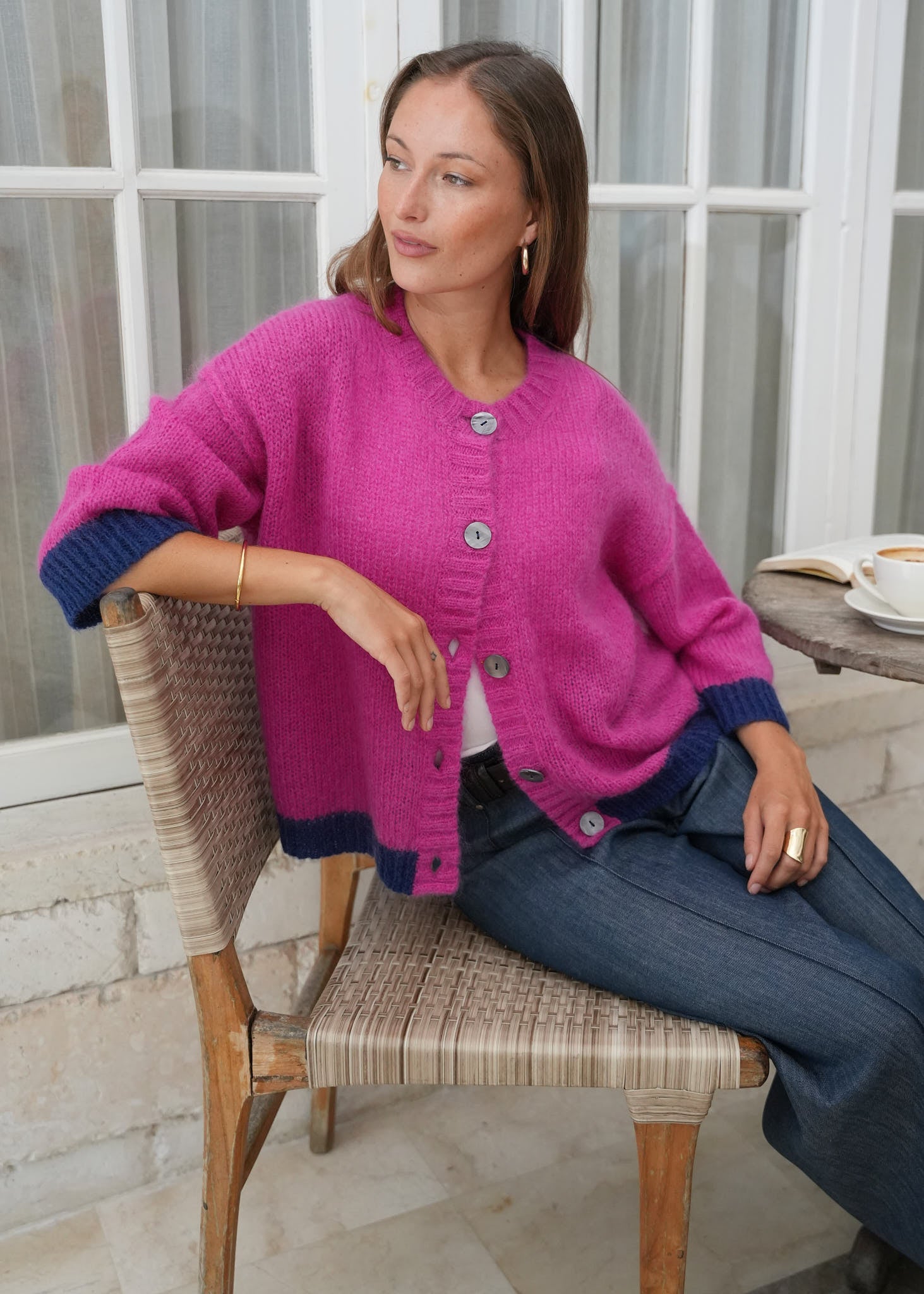 Kid Mohair Cardi