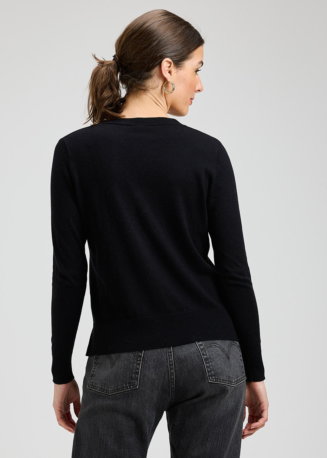 Button Angle Sweater