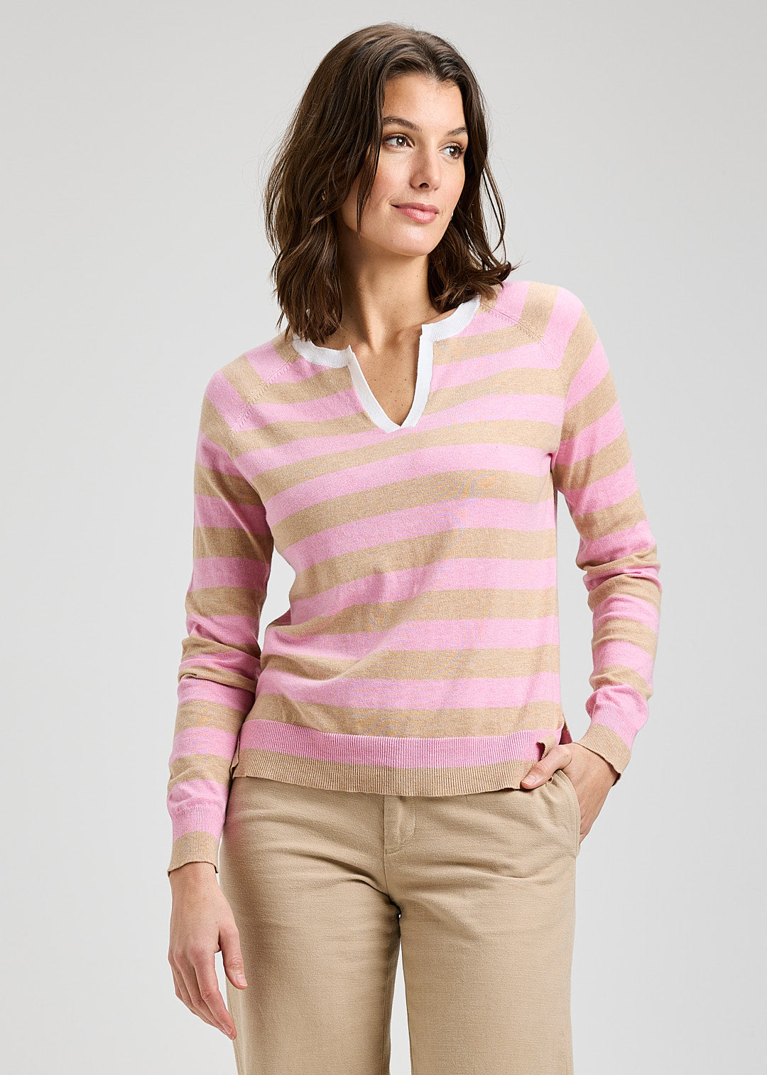 Stripe Henley