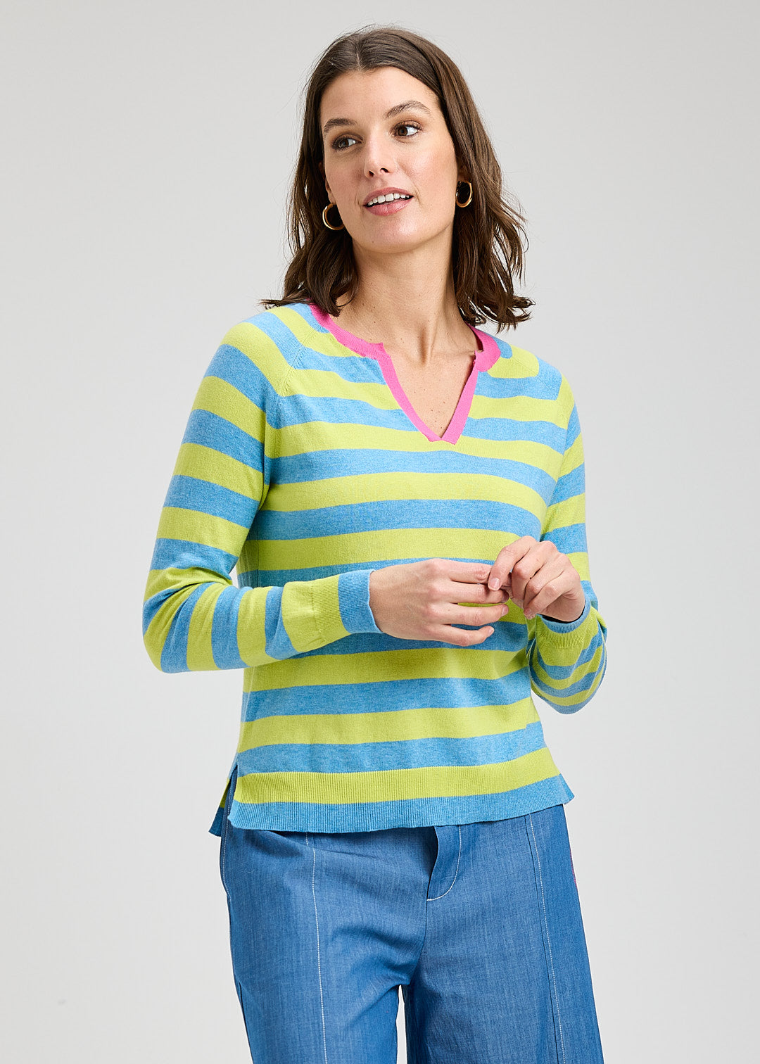 Stripe Henley