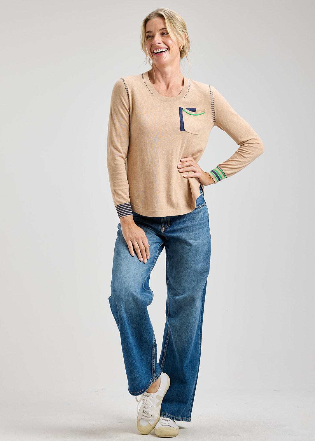 Pocket Detail Sweater