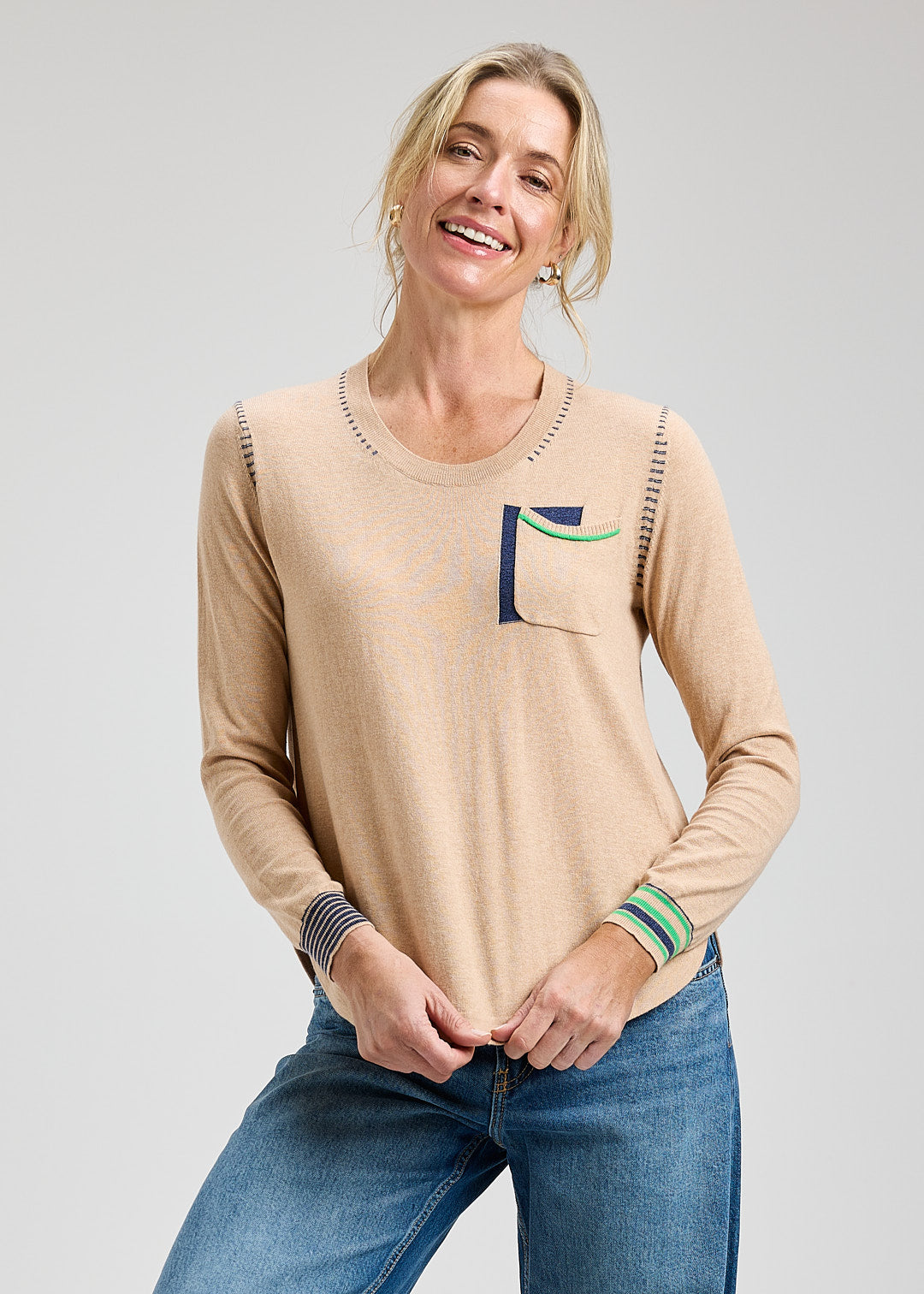 Pocket Detail Sweater