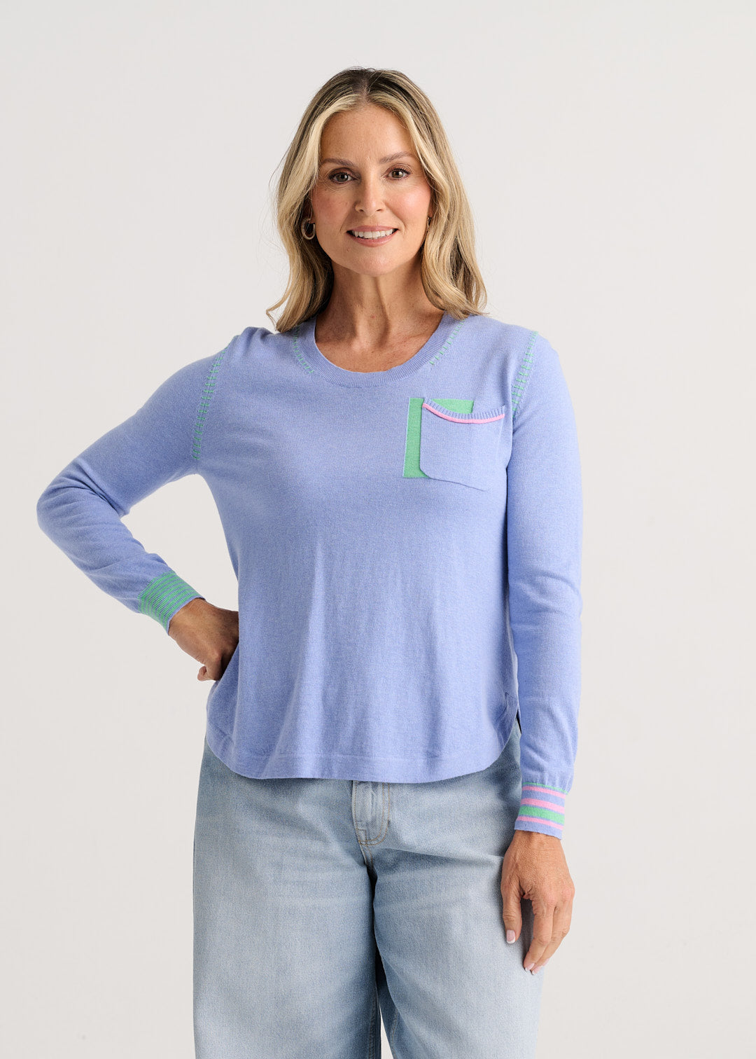 Pocket Detail Sweater