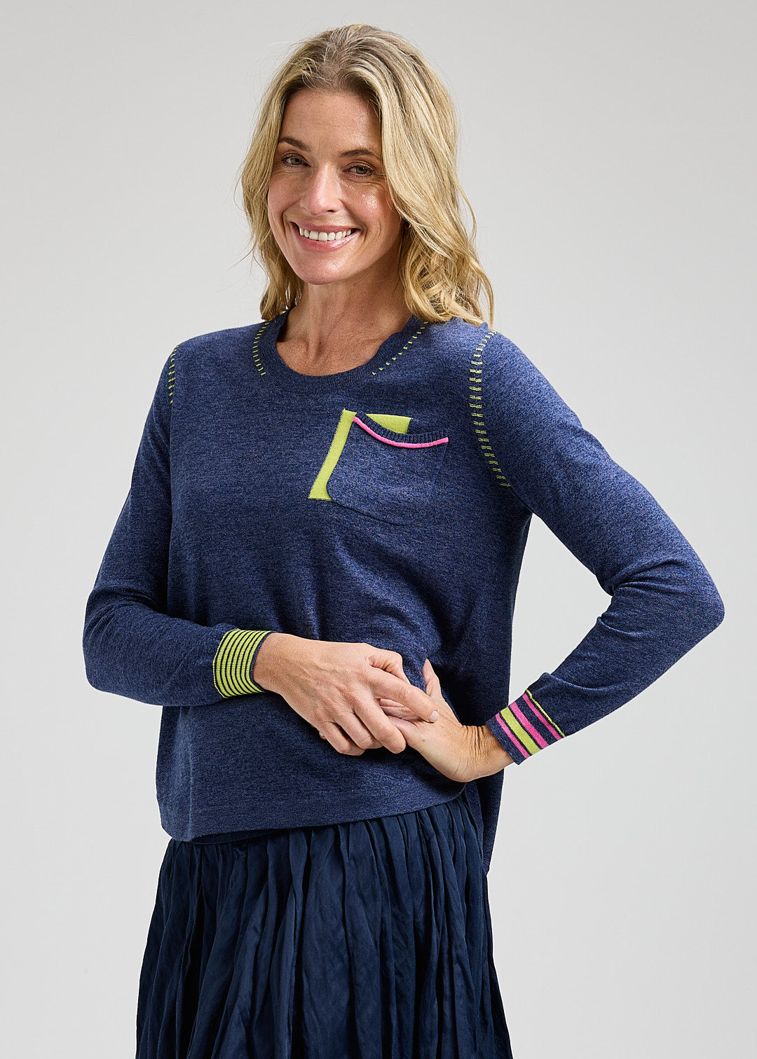Pocket Detail Sweater